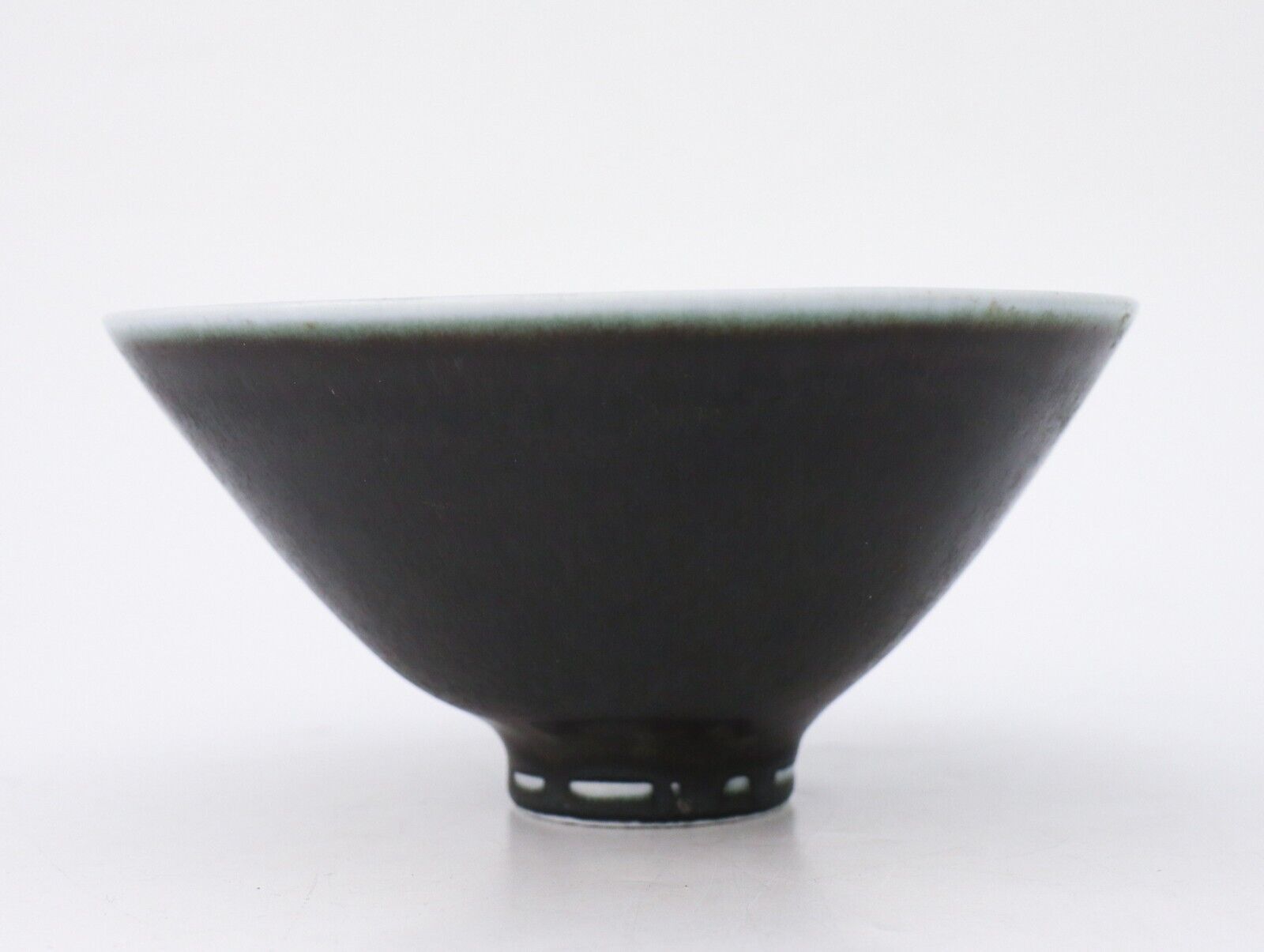 Black Bowl - Carl-Harry Stålhane (Stalhane) - Rörstrand / Rorstrand  - 1950s