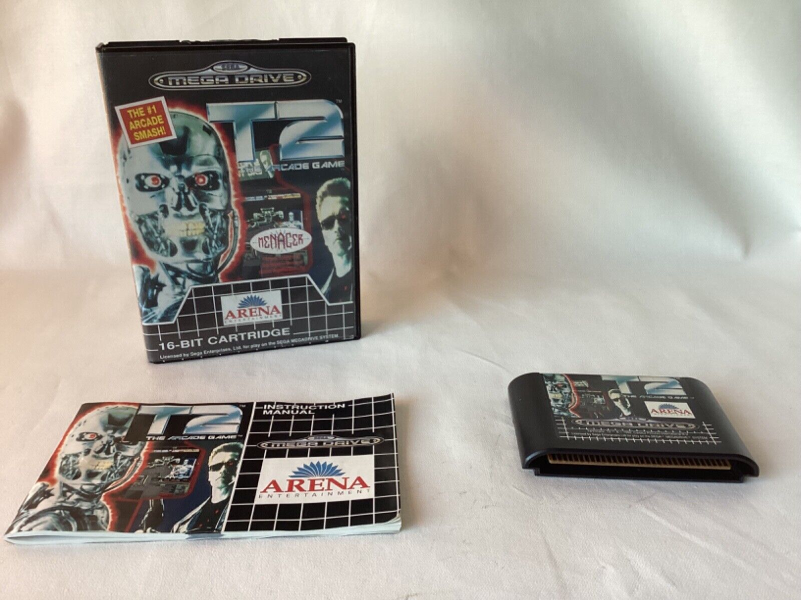 T2 / Terminator 2 SEGA Mega Drive - original box incl manual