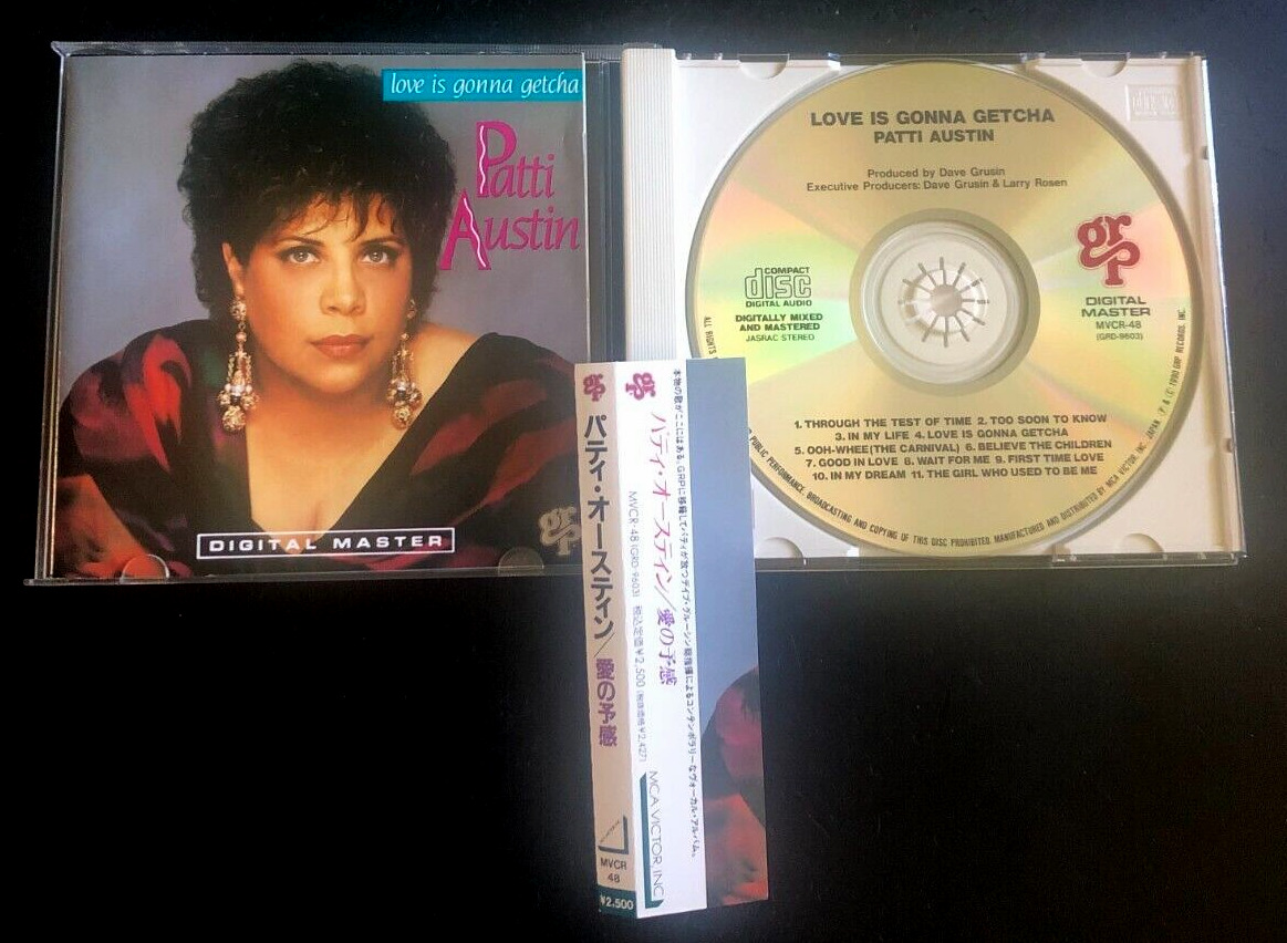 PATTI AUSTIN ''LOVE IS GONNA GETCHA'' - JAPAN CD - LEE RITENOUR / DAVE GRUSIN