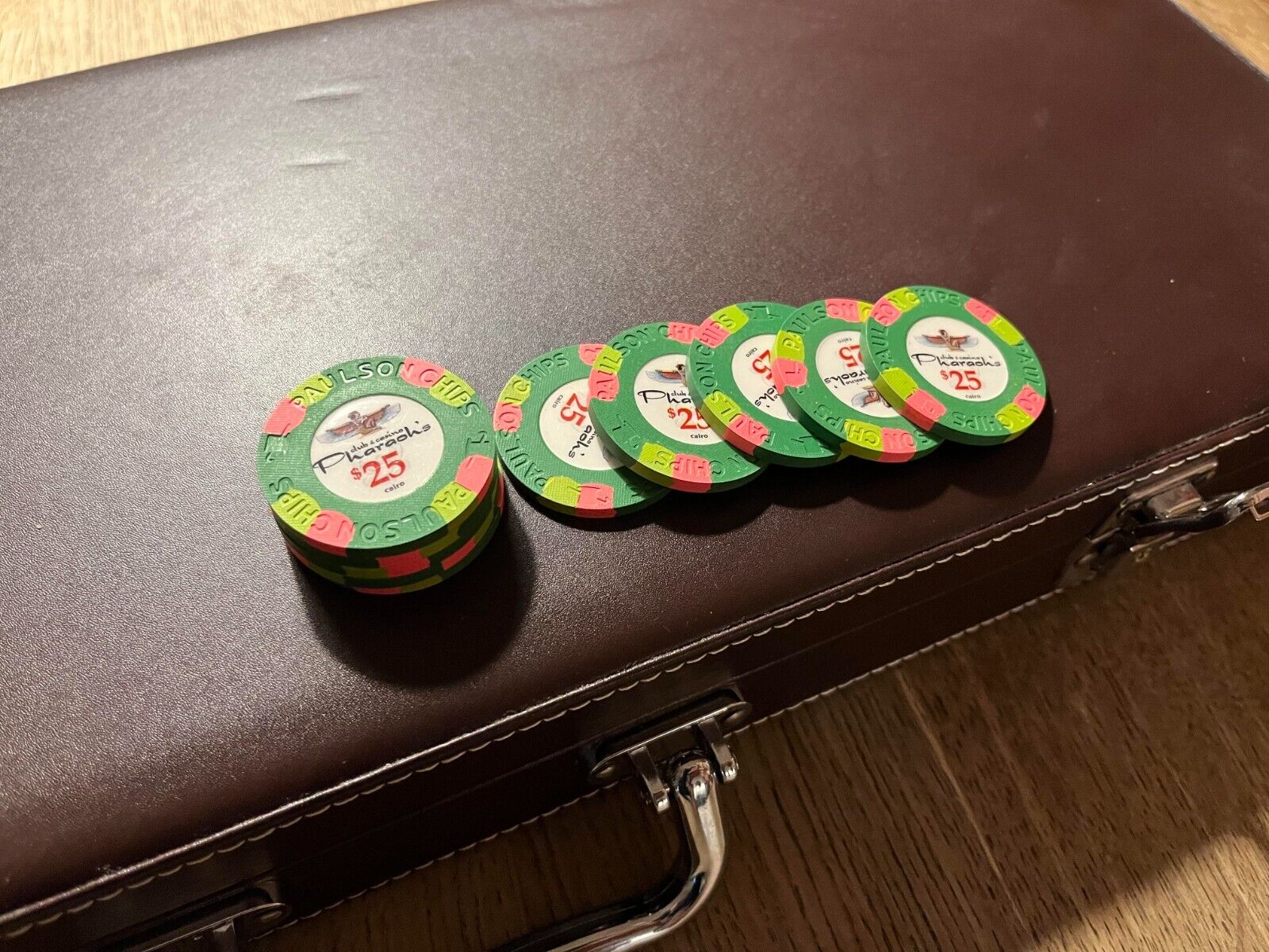 Paulson Pharaoh’s Poker Chips (10 x $25)