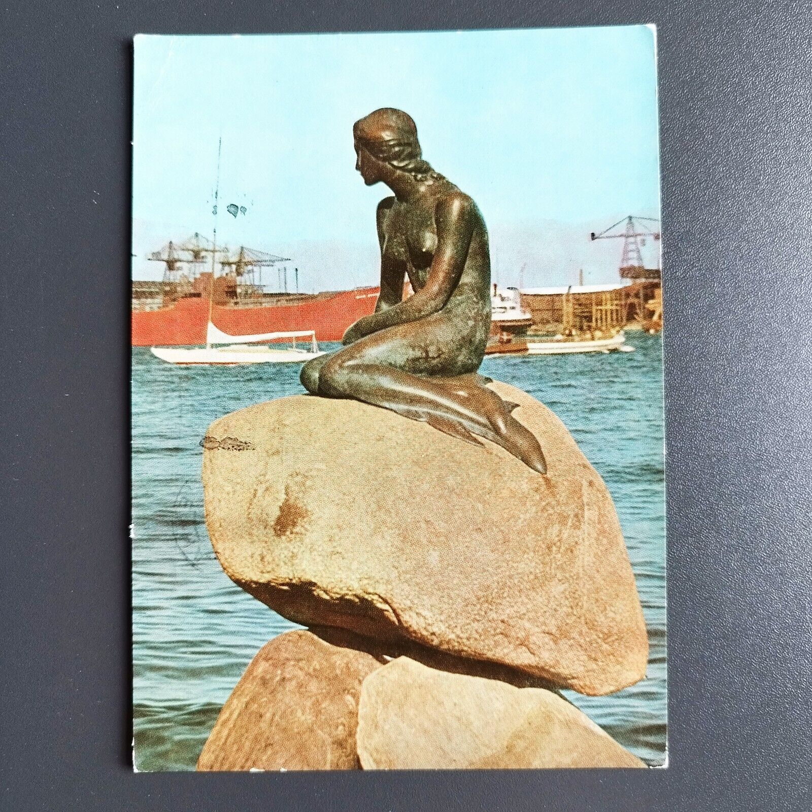 Denmark Statue of The Little Mermaid Langelinie Posted 1961