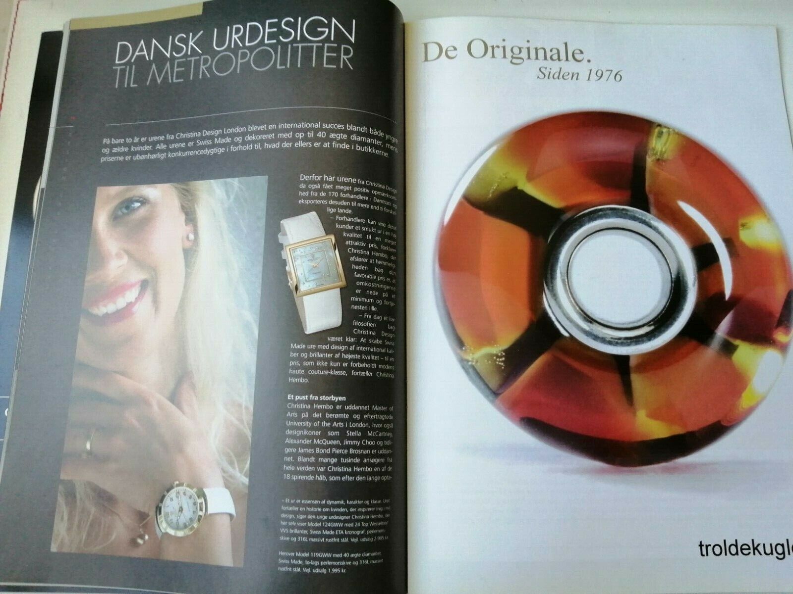 Design Watches and Jewellery Magazine Danish magazine 2006/2