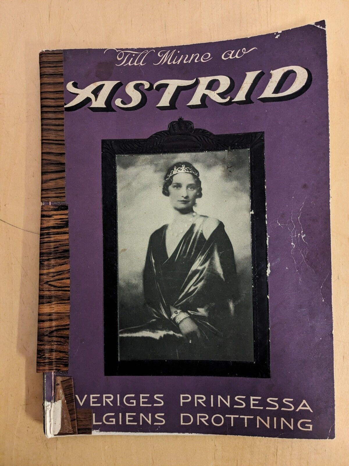 Sweden PRINCESS ASTRID Belgium QUEEN Very old Book/Magazine from 1935 ROYAL BO13