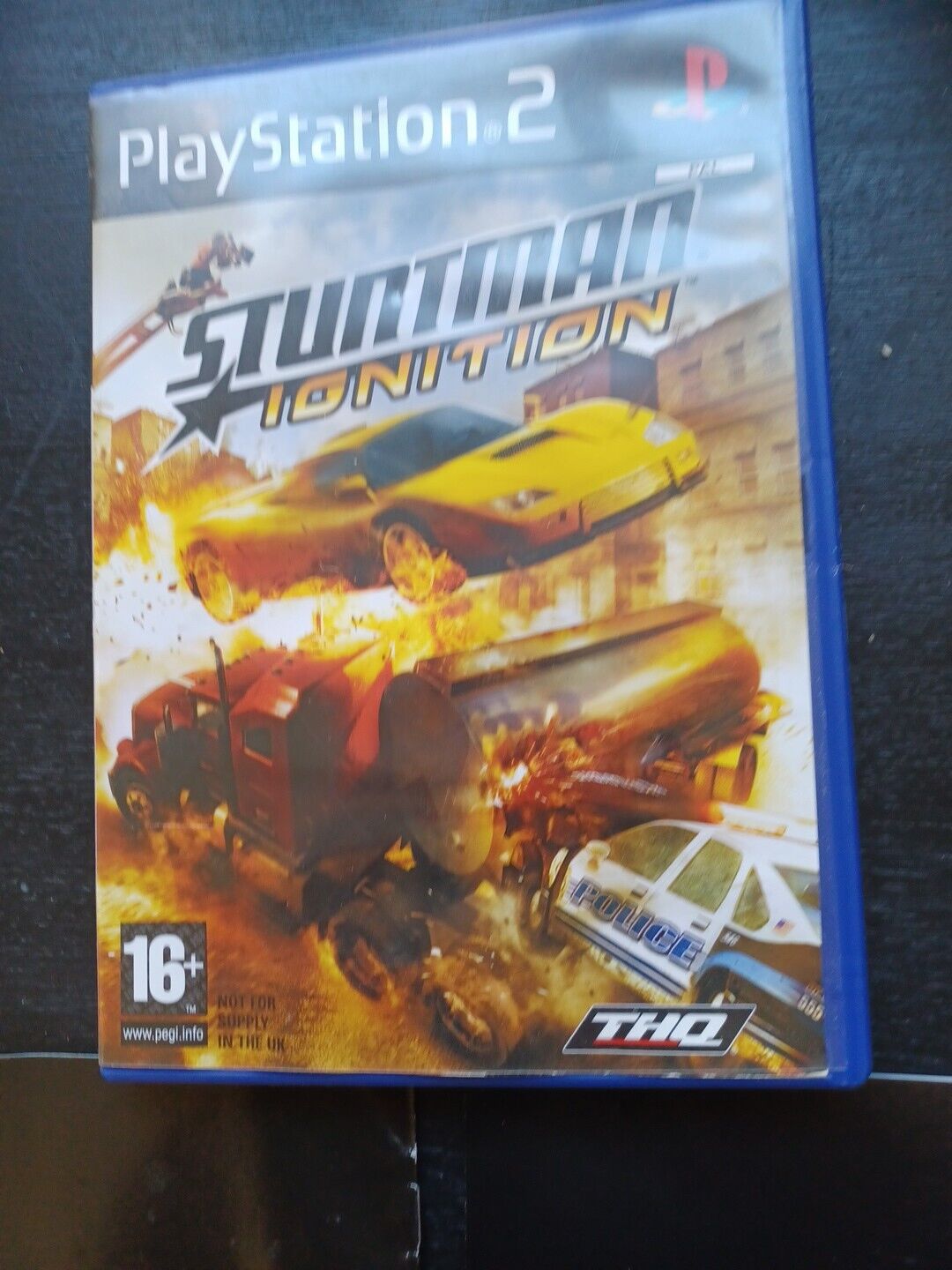 PS 2: Cover and manual: Stuntman Ignition Disc only for NFS PROSTREET (PS2)