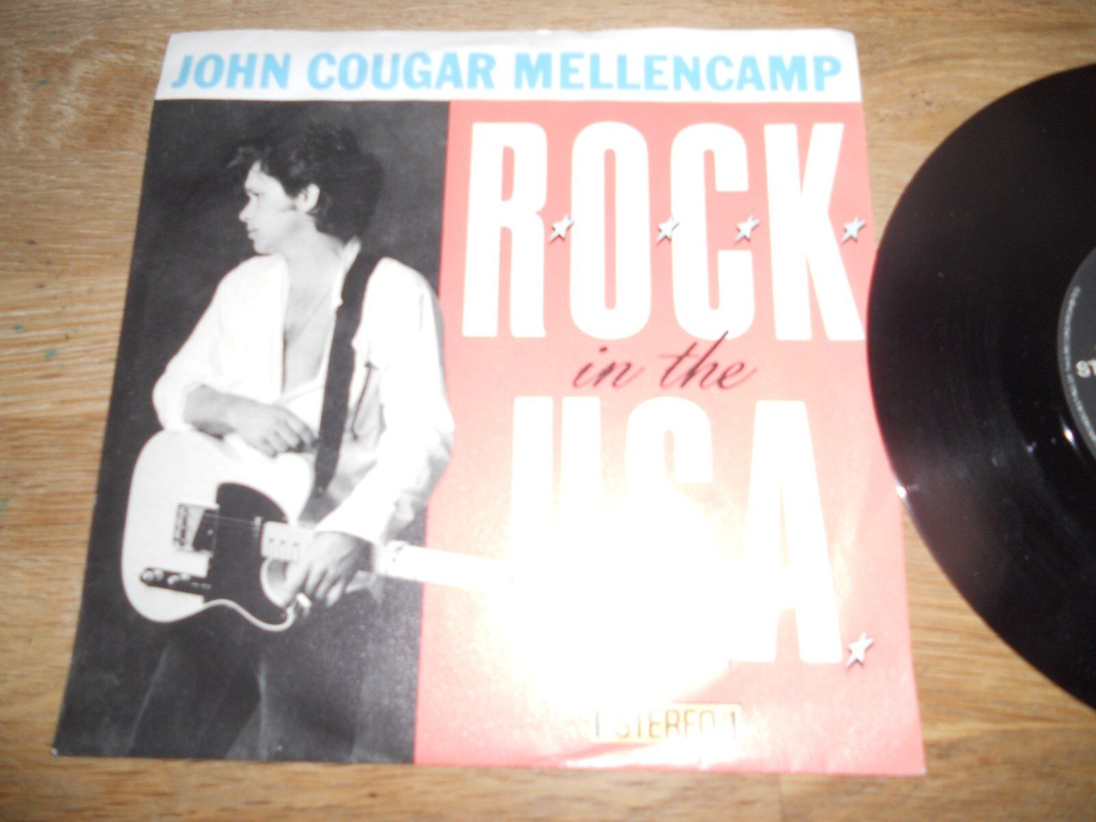 JOHN COUGAR MELLEMCAMP "ROCK IN THE USA/UNDER THE BOARDWALK" 1986 MERCURY RECORD