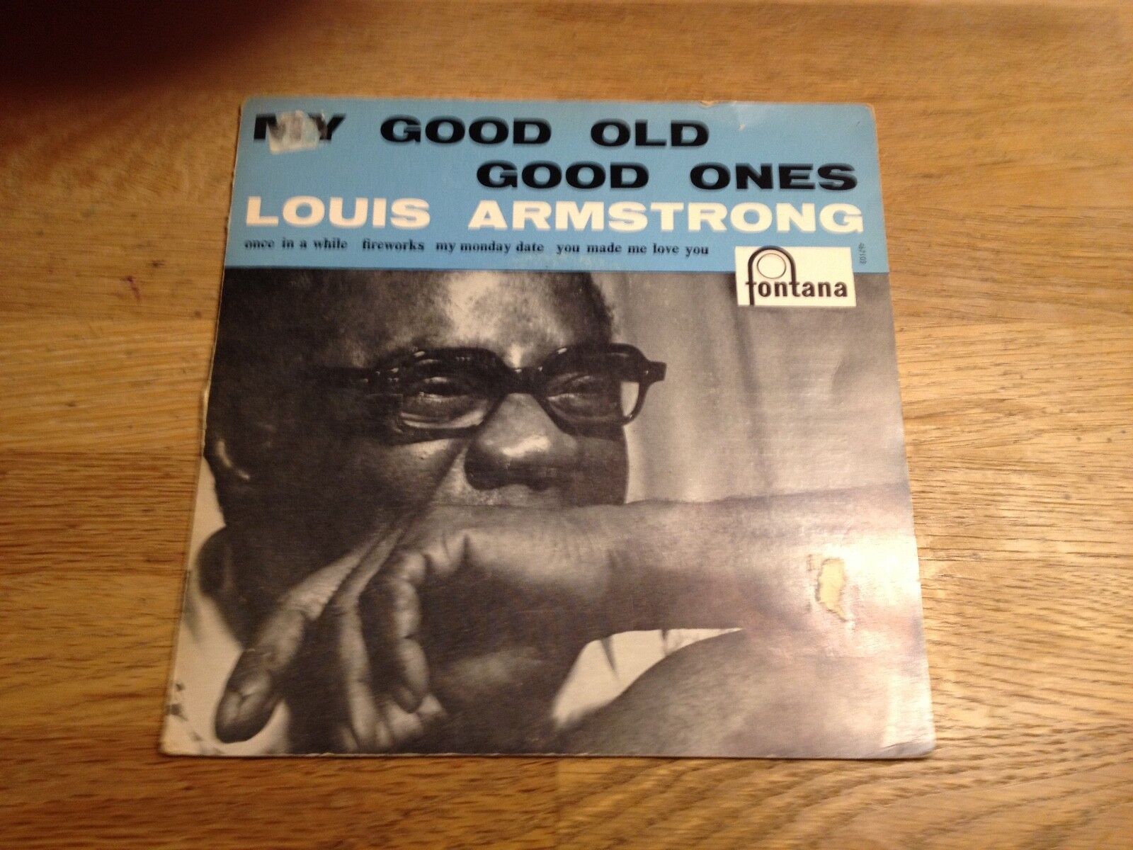 LOUIS ARMSTRONG 4 TRACKS EXTENED PLAY 7 INCH SINGLE USED FONTANA RECORDS DUTCH**