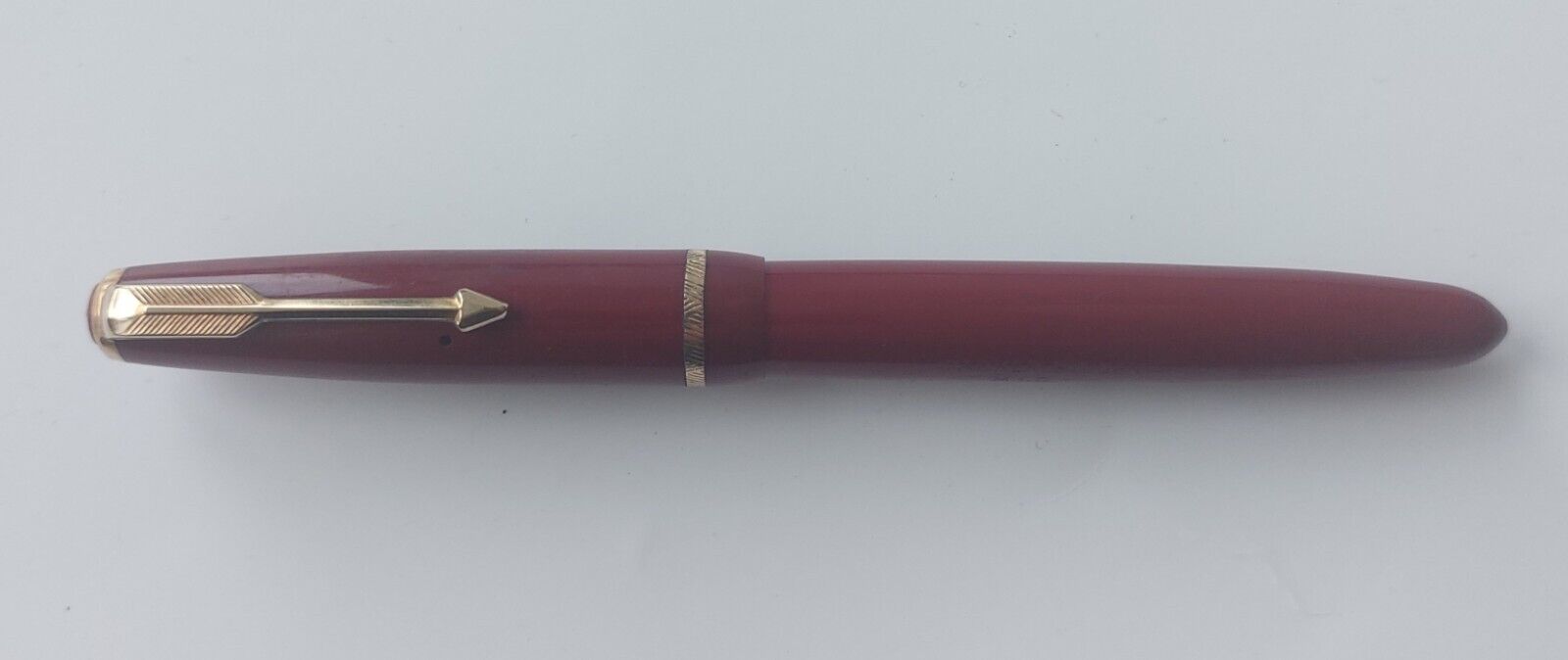 Vintage Bordeaux  Parker Student MID   fountain pen Made In DENMARK