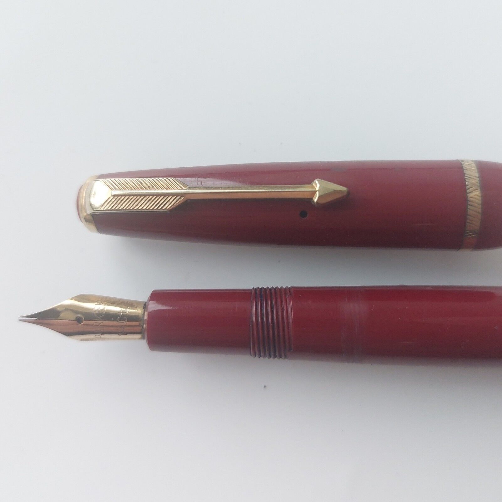 Vintage Bordeaux  Parker Student MID   fountain pen Made In DENMARK