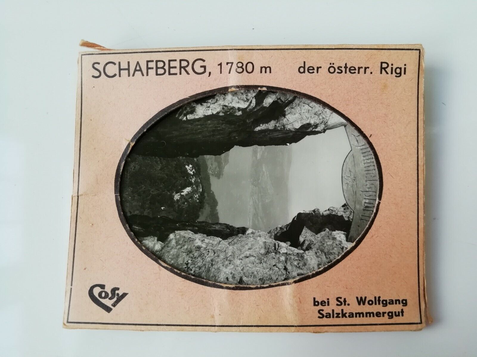 Vintage folder w12 small photos of SchafbergAustria near Salzkammergut1930s