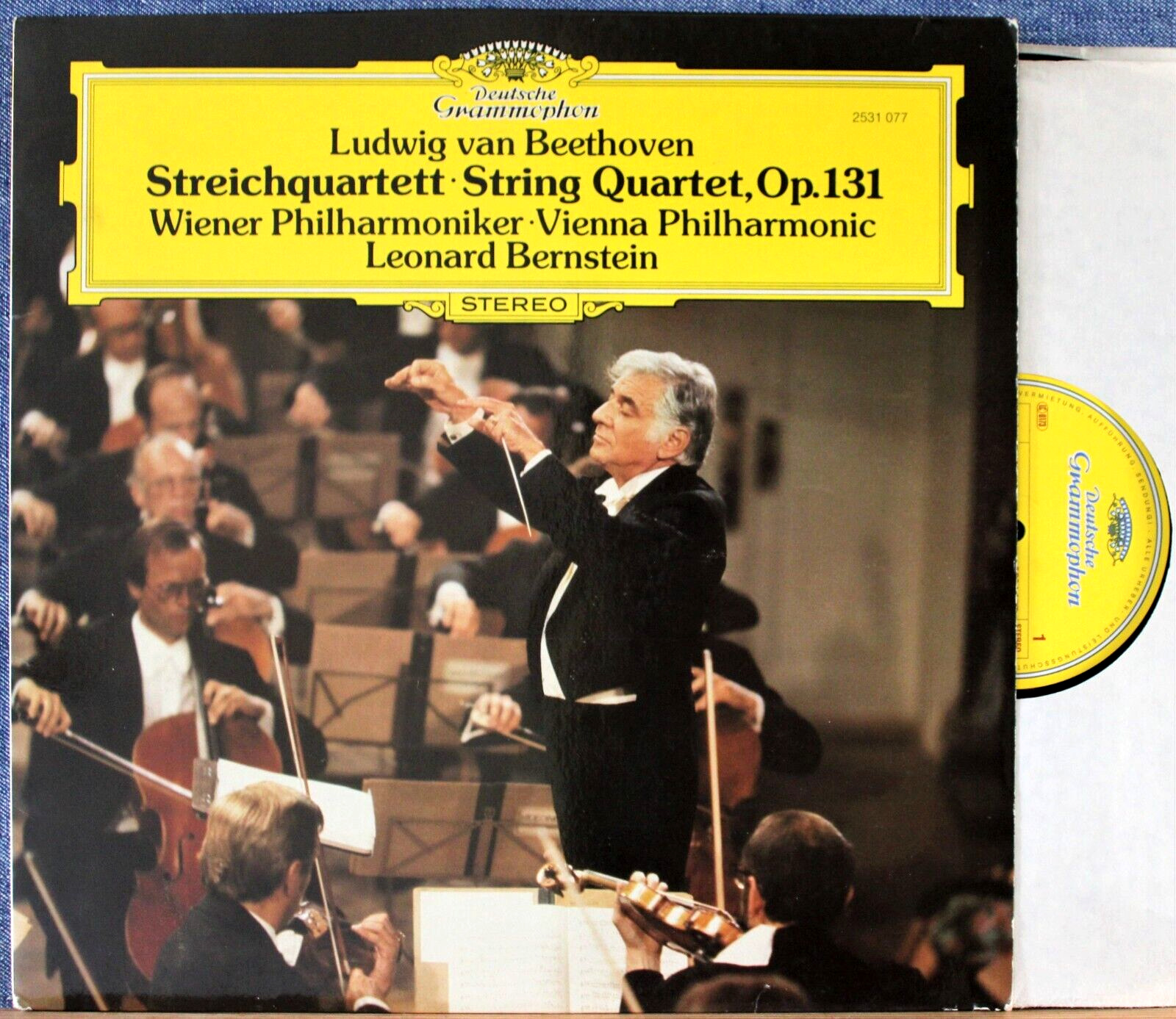 Bernstein Beethoven (Quartet op 131): DGG 2531 077 NM