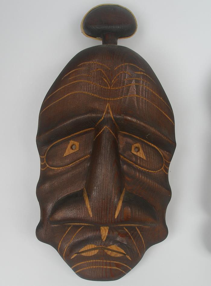 Jokum Sikemsen (1906) Rare West Greenland Inuit Ceremonial Masks 1960s