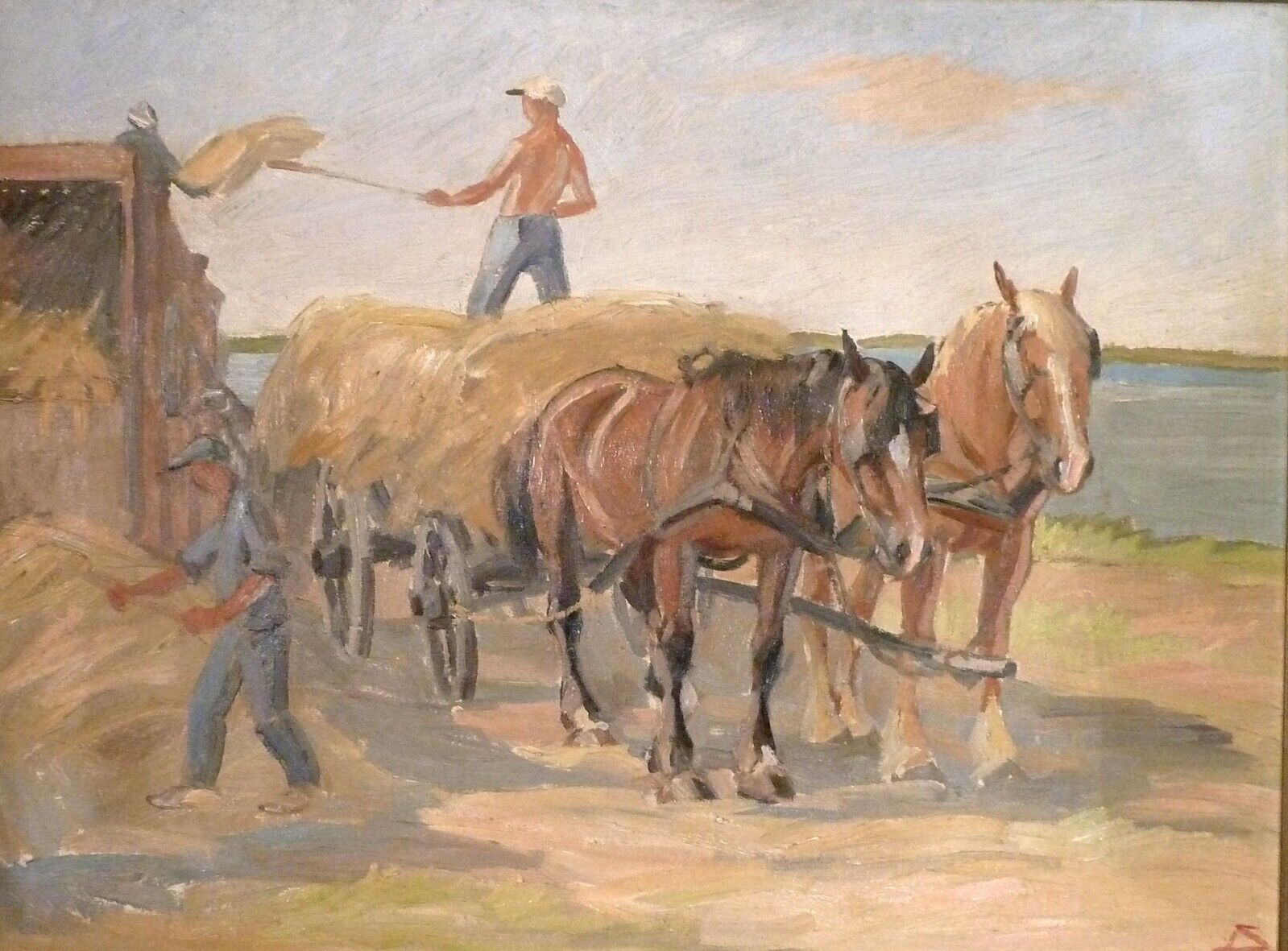 ALBERT SVENDSEN! FARMERS HARVESTING