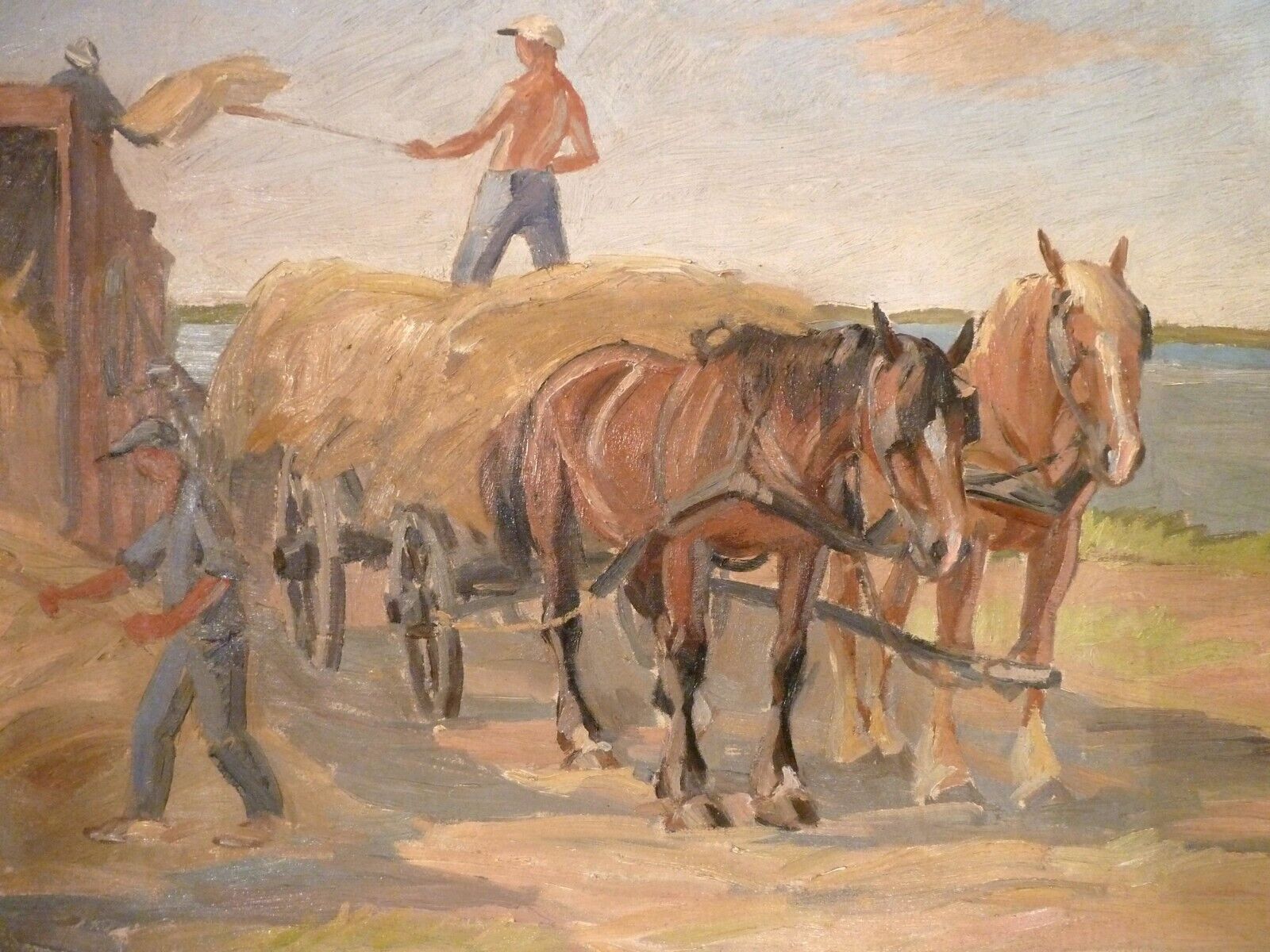 ALBERT SVENDSEN! FARMERS HARVESTING