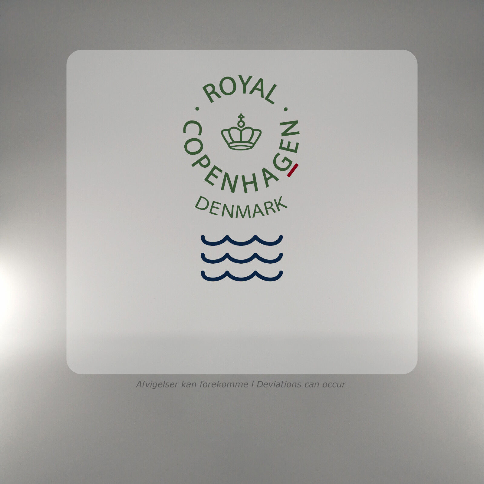 Royal Copenhagen Dealer Plate (25 cm) - Den Kongelige Porcelainsfabrik - ab