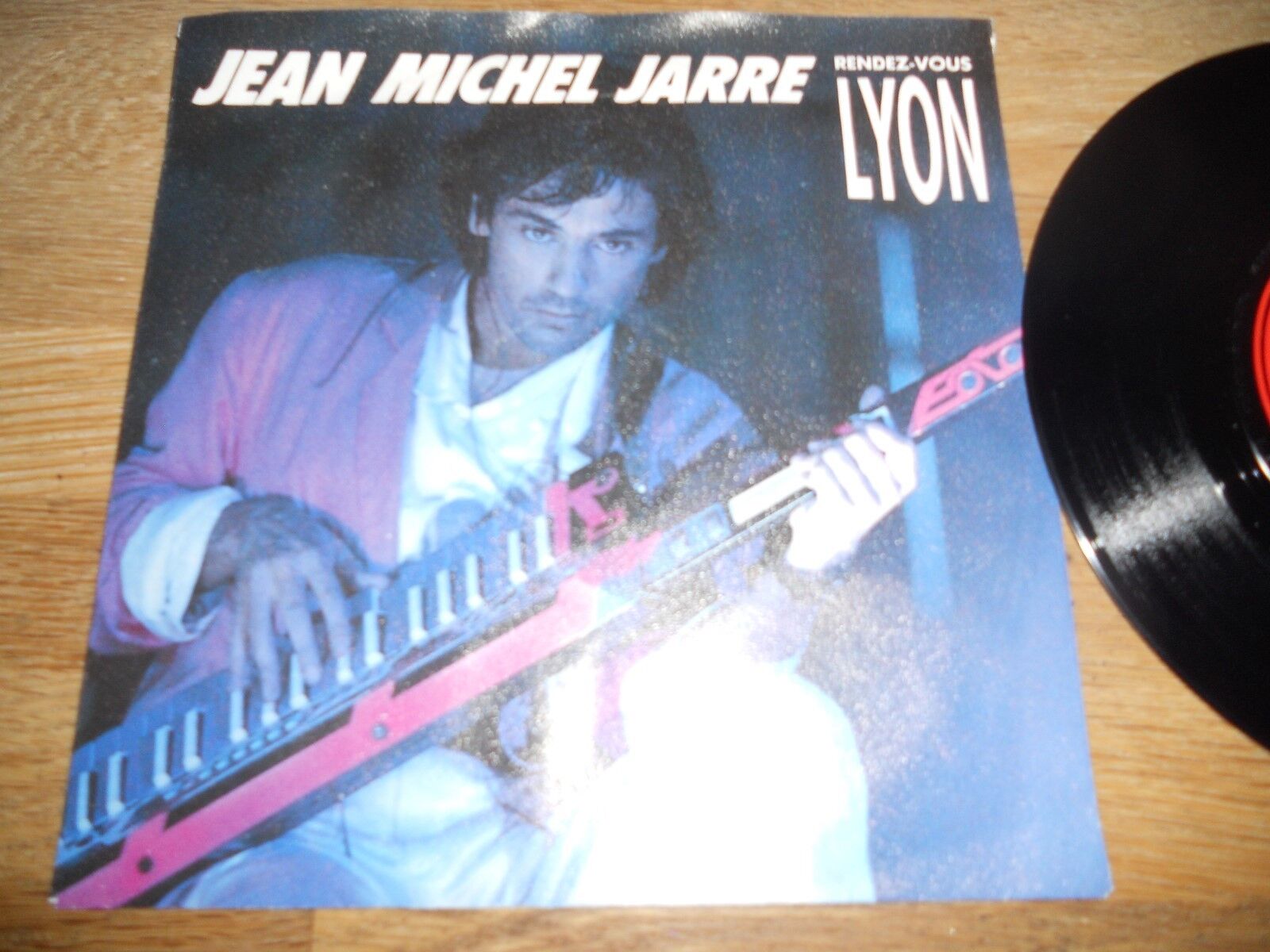 JEAN MICHEL JARRE "RENDEZ VOUS LYON" WEST GERMAN 1987 ORIGINAL VINYL SINGLE LIVE