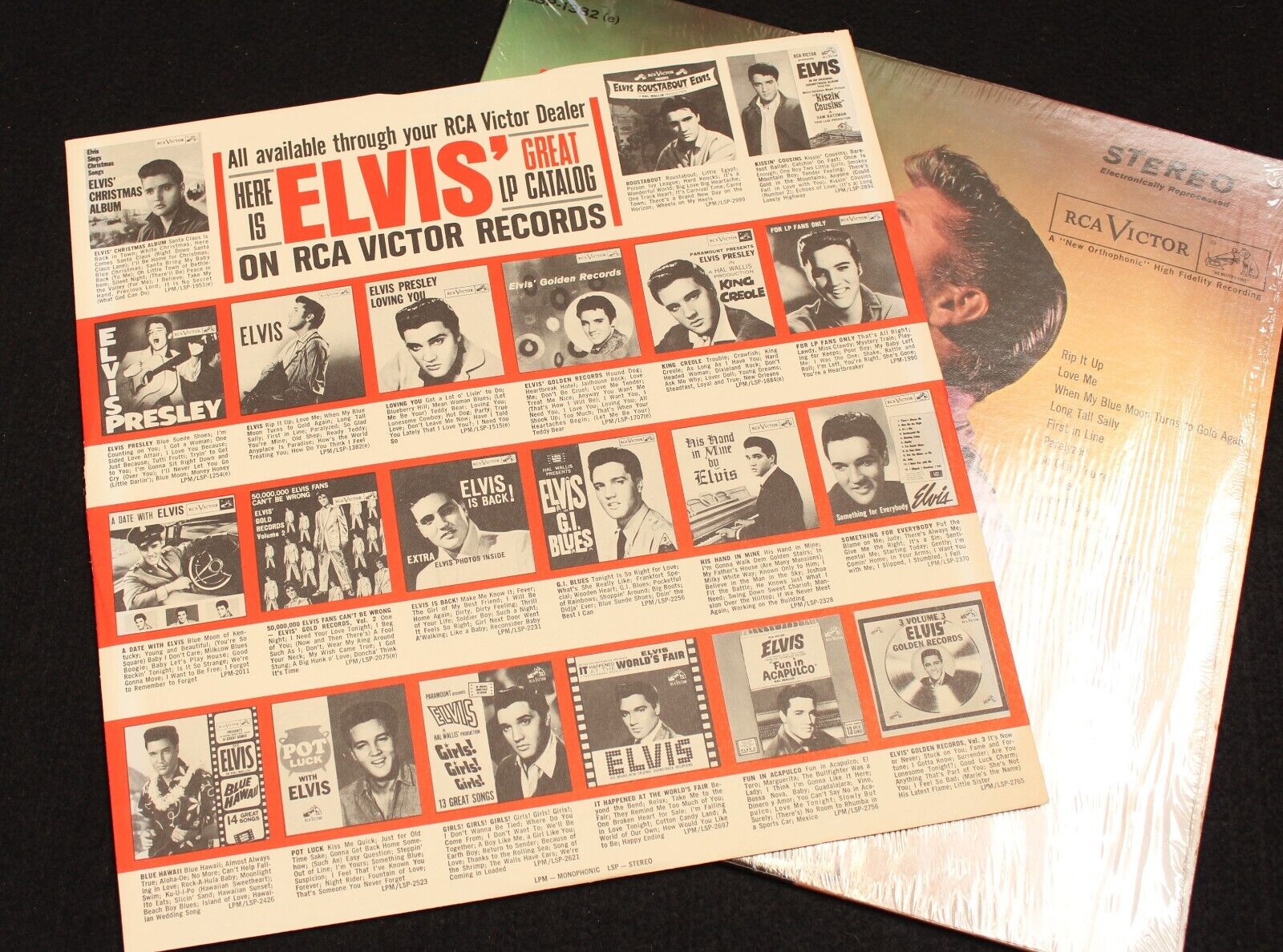 ELVIS PRESLEY Elvis LSP 1382 (e) 1964 STEREO Pressing *MINT-* Shrink Superb!!