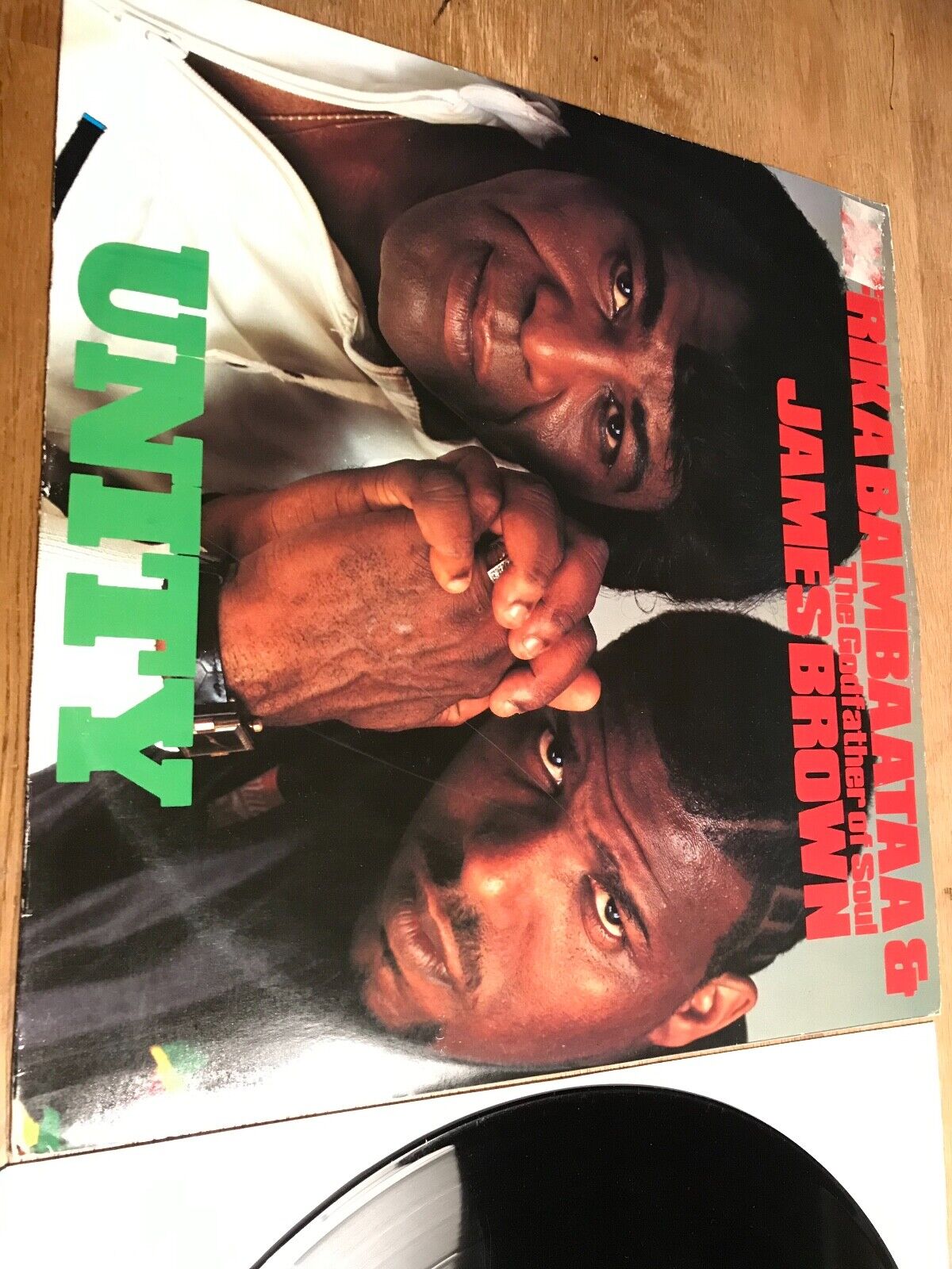 AFRIKA BAMBAATAA  THE GODFATHER OF SOUL JAMES BROWN "UNITY" 6 TRACK 12" 1984 UK