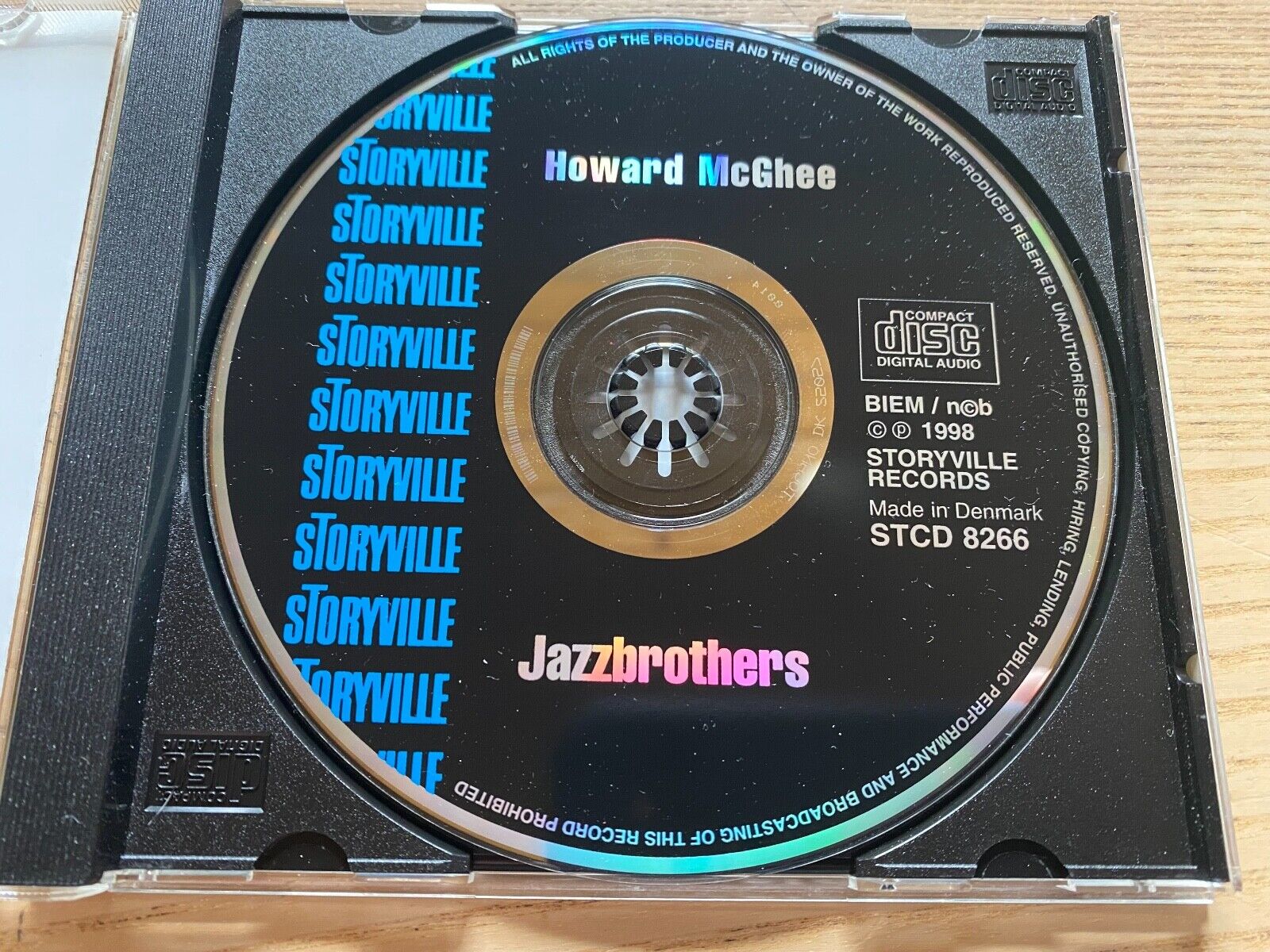 HOWARD MCGHEE CHARLIE ROUSE "JAZZBROTHERS" 1998 CD ALBUM STORYVILLE RECORDS JAZZ