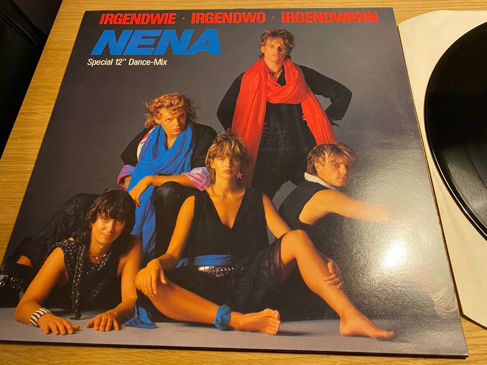 NENA "IRGENDWIE IRGENDWO IRGENDWANN" 1984 12" MAXI SINGLE CBS +2 LIVE RECORDINGS