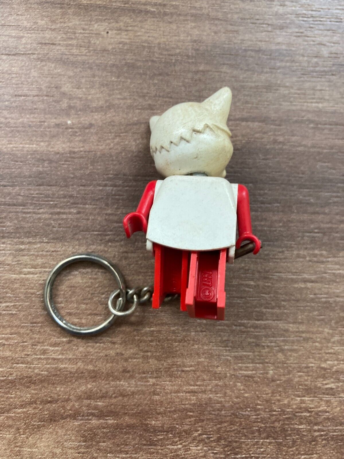 1980s LEGO Fabuland Catherine Cat Plastic - Original Vintage Key Ring Chain