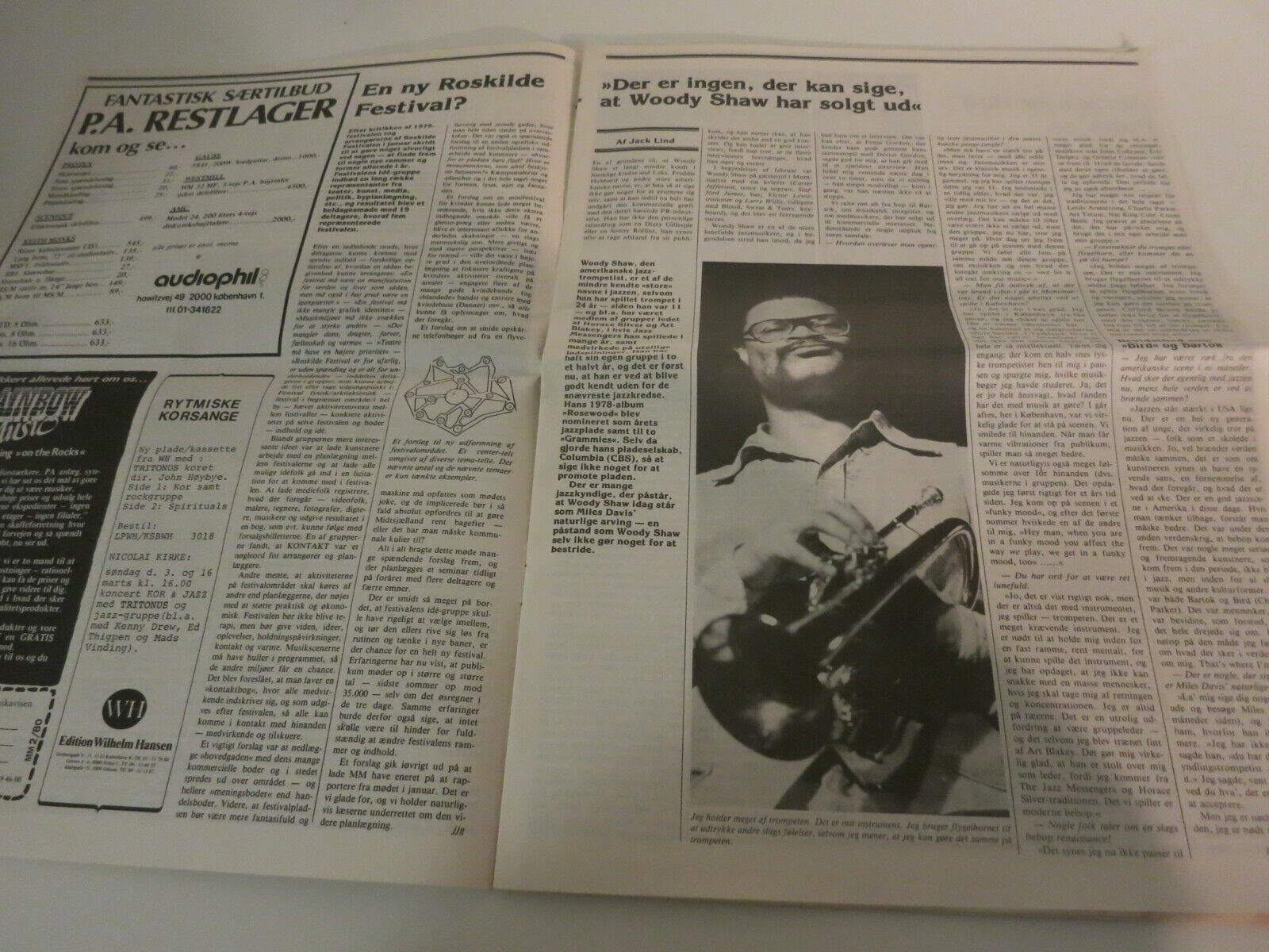 Danish Magazine 1980 GYLLE Woody Shaw ANTHONY DAVIS CV Jørgensen ELVIS NA16