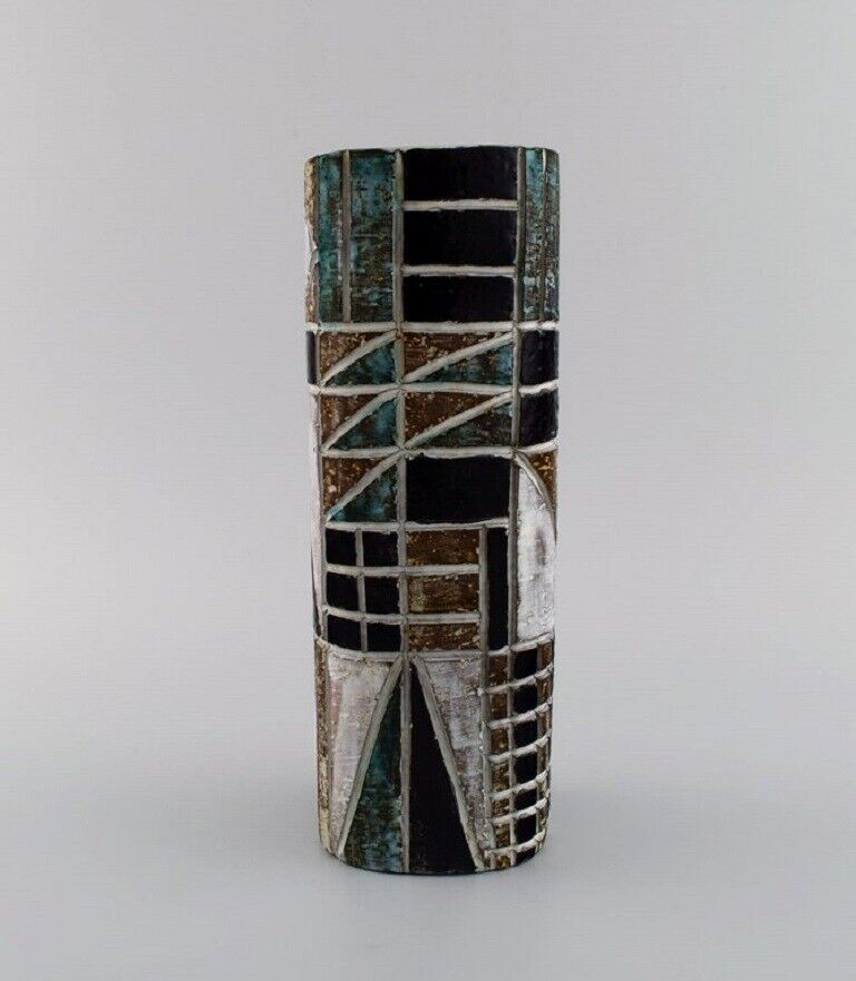 Ingrid Atterberg (1920-2008) for Upsala-Ekeby Rare vase in glazed stoneware