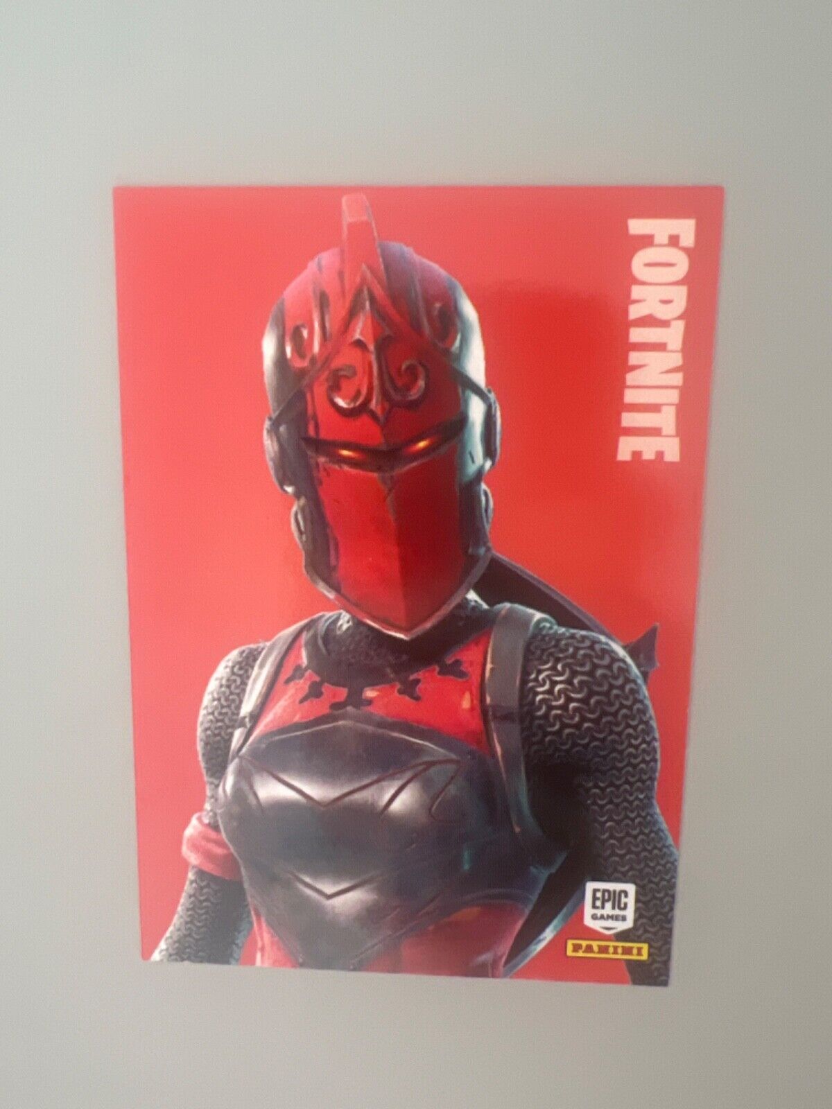 fortnite card red knight #285 italy print