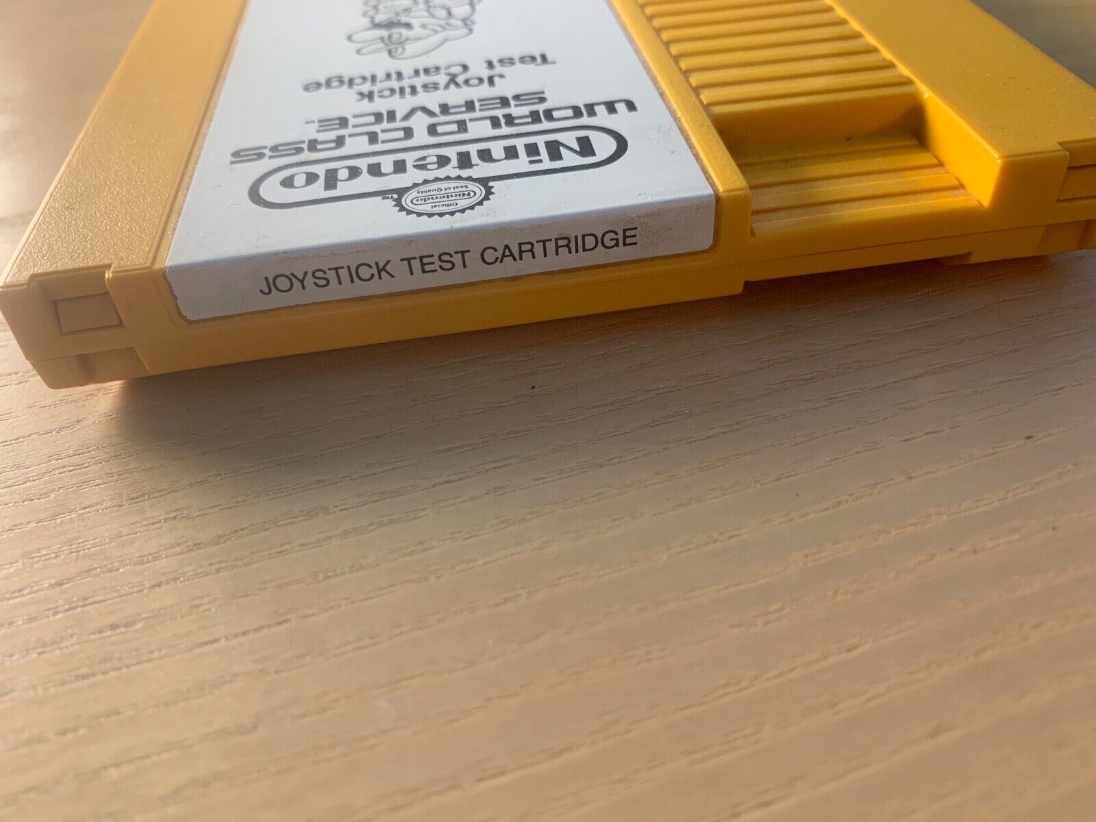 Nintendo World Class Service Joystick Test Cartridge 1990