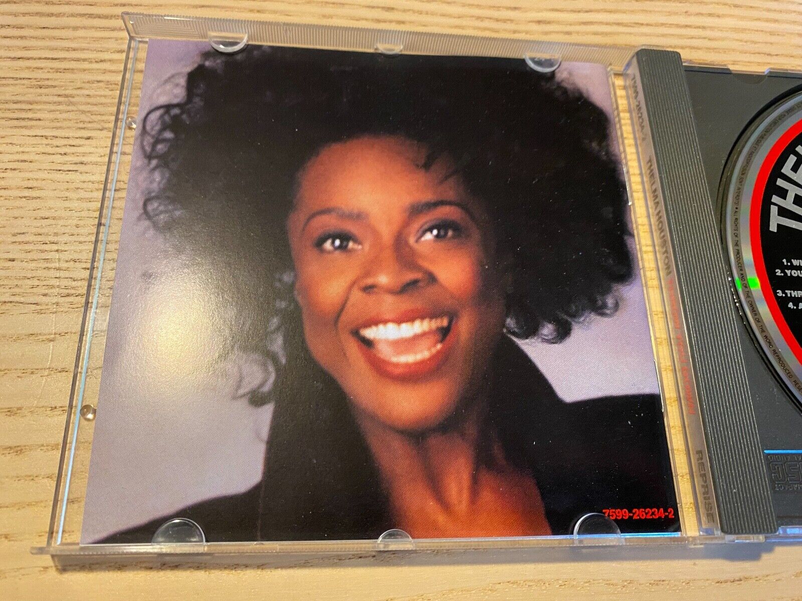 THELMA HOUSTON "THROW YOU DOWN" 10 TRACKS AAD CD ALBUM 1990 GERMAN PRESS REPRISE