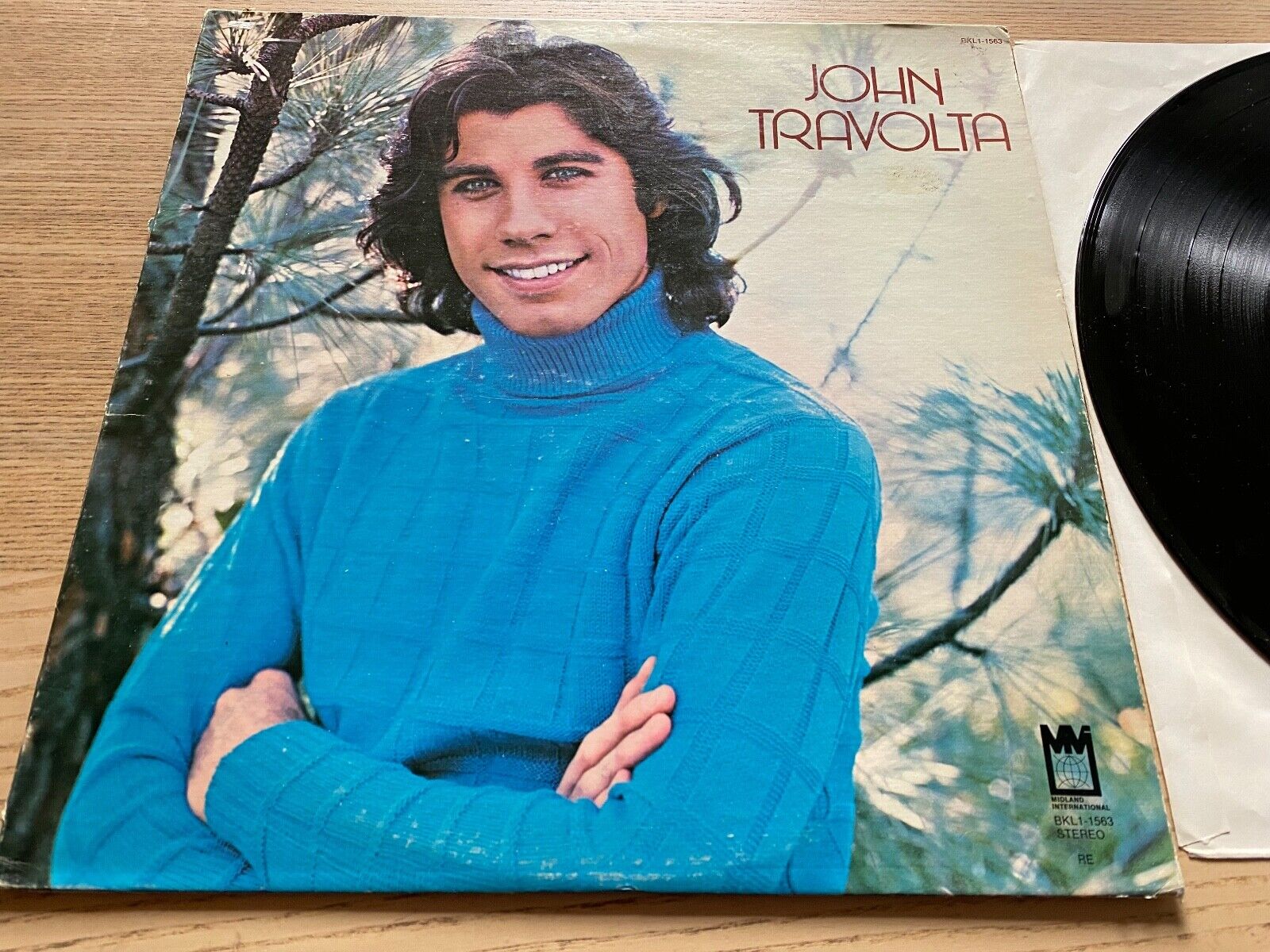 JOIHN TRAVOLTA 1974 US PRESS MIDLAND INTERNATIONAL 10 SONGS MADE IN THE USA*