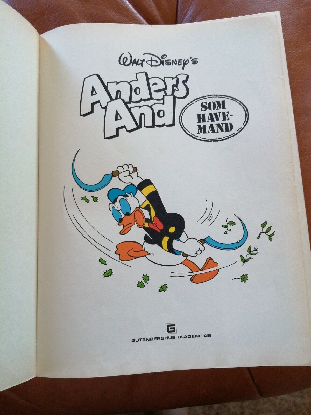 Denmarkcomic book"ANDERS AND som Havemand" Donald DuckNo 15-1981