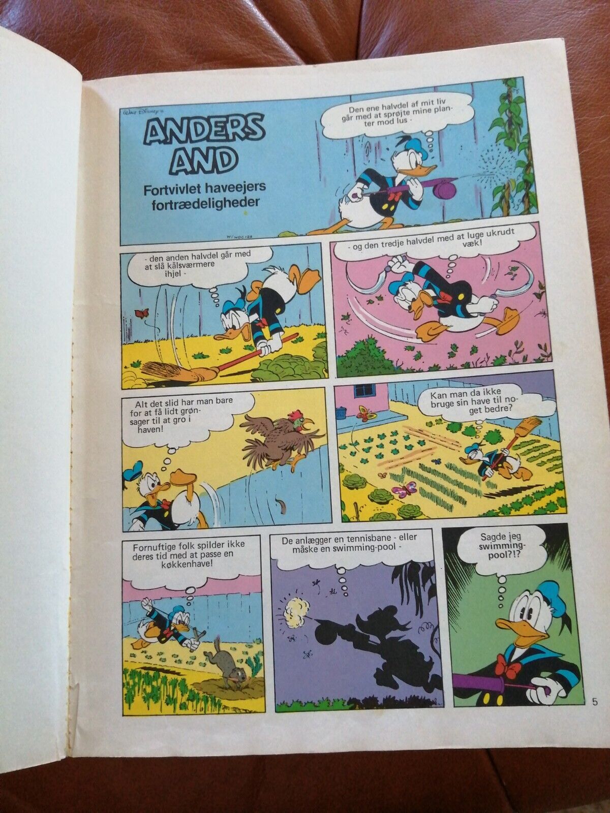 Denmarkcomic book"ANDERS AND som Havemand" Donald DuckNo 15-1981