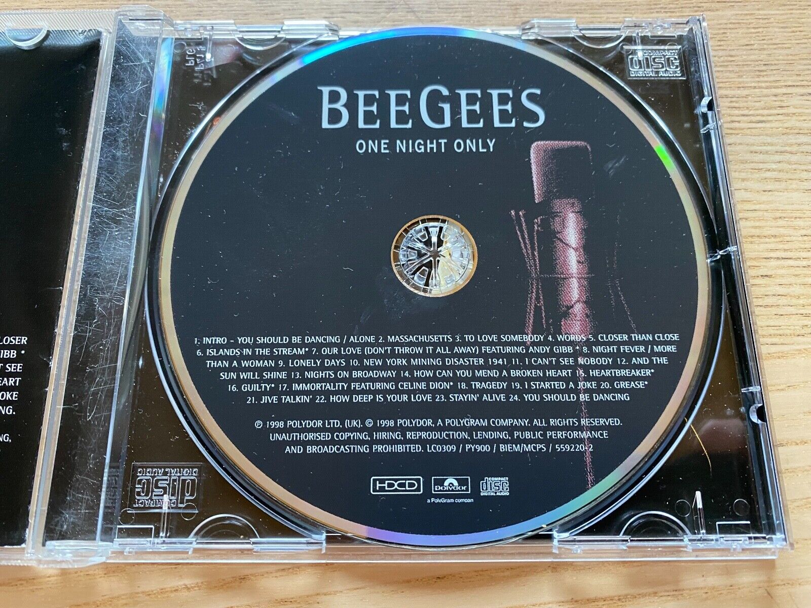 BEE GEES "ONE NIGHT ONLY" 199 CD ALBUM 21 TRACK