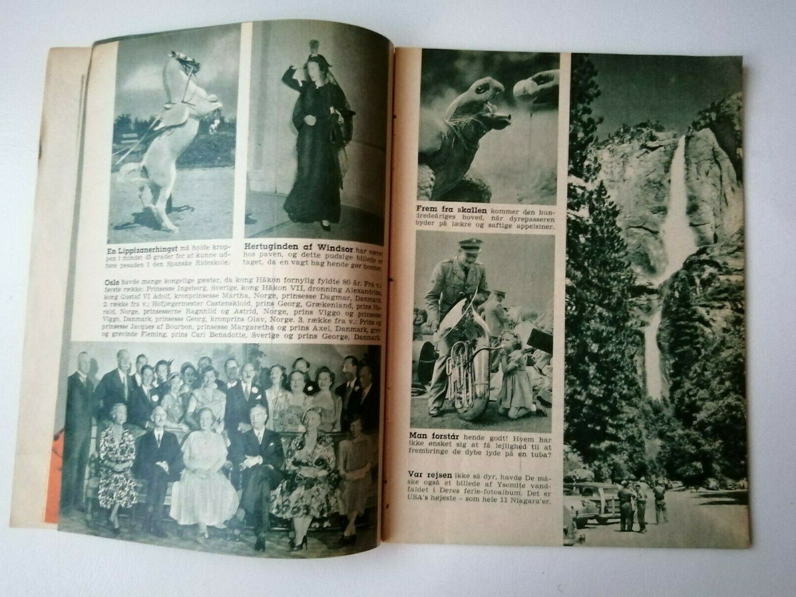 Danish magazine"Uge-Revyen" No 35 1952Meg Randall coverMany other stars