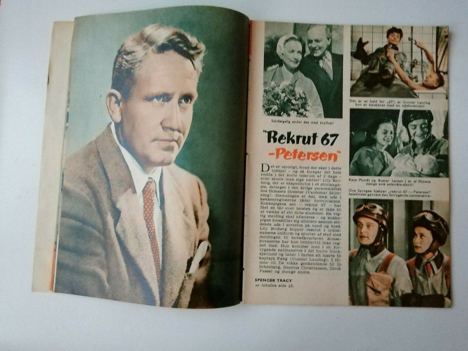 Danish magazine"Uge-Revyen" No 35 1952Meg Randall coverMany other stars