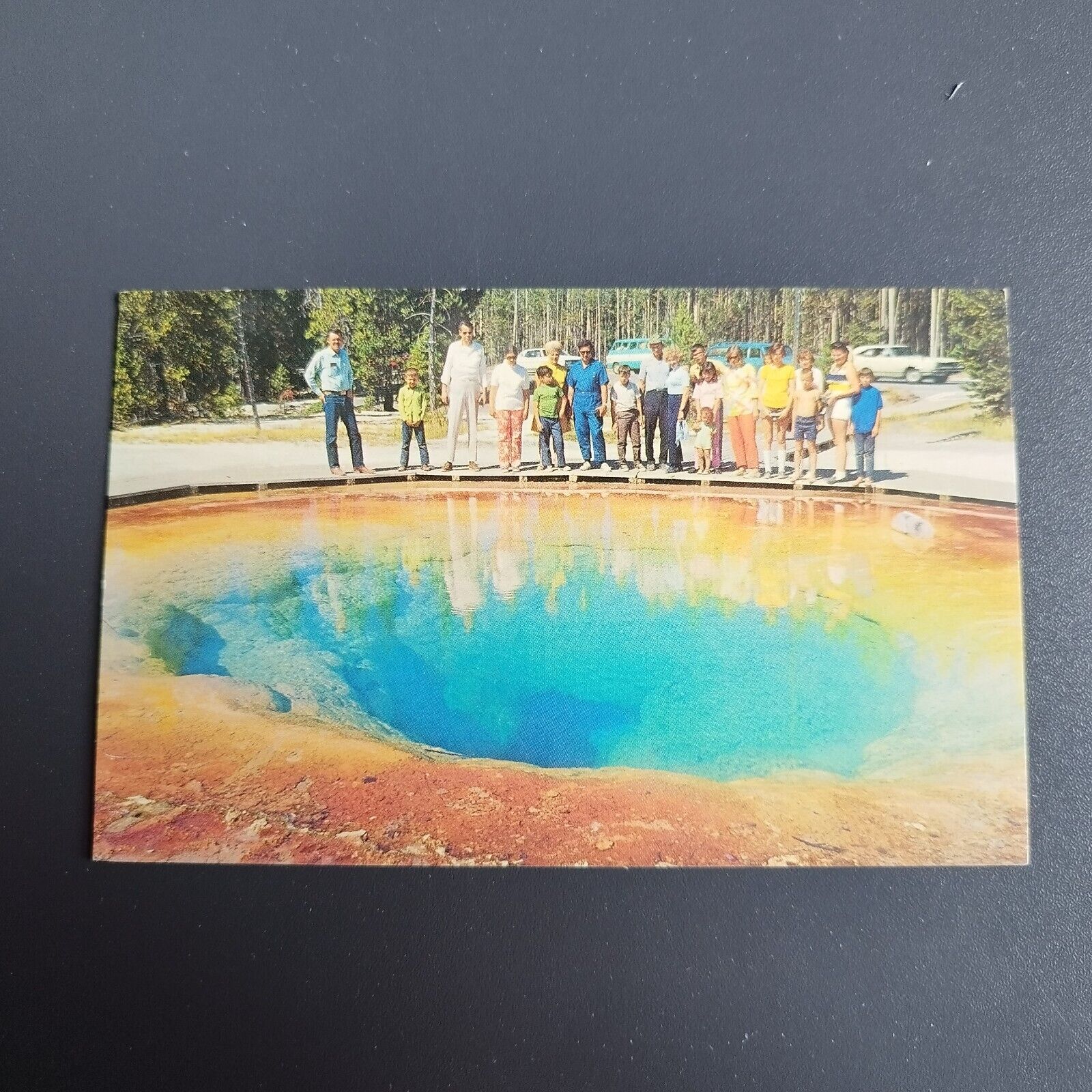 Montana Yellowstone National Park Beautiful Morning Glory Pool1982