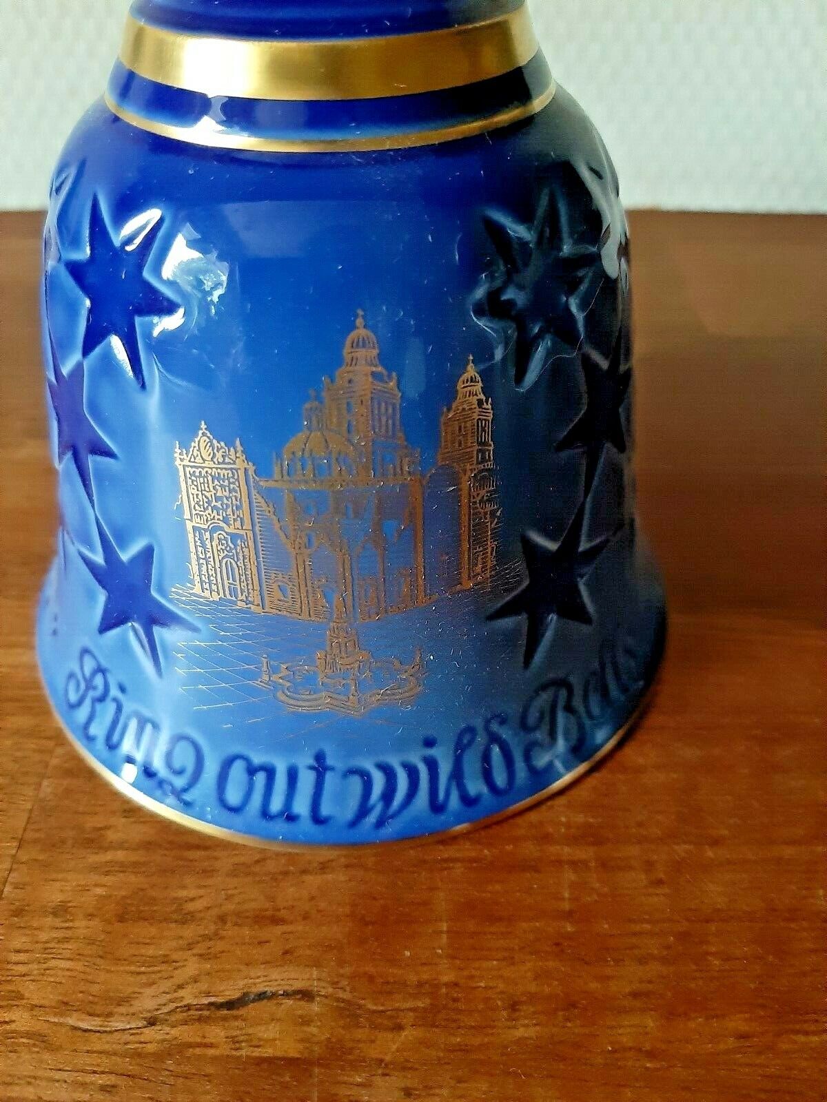 1983 Annual New Year Bell BING & GRONDAHL Royal Copenhagen MEXICO CITY CATHEDRAL