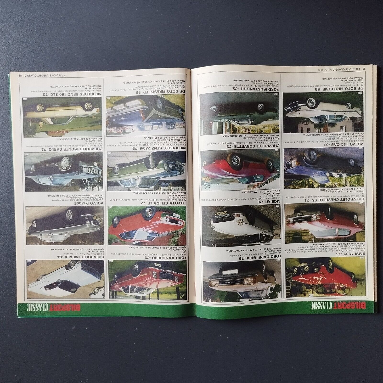 Swedish Car Magazine American Classic Cars No 5 2000