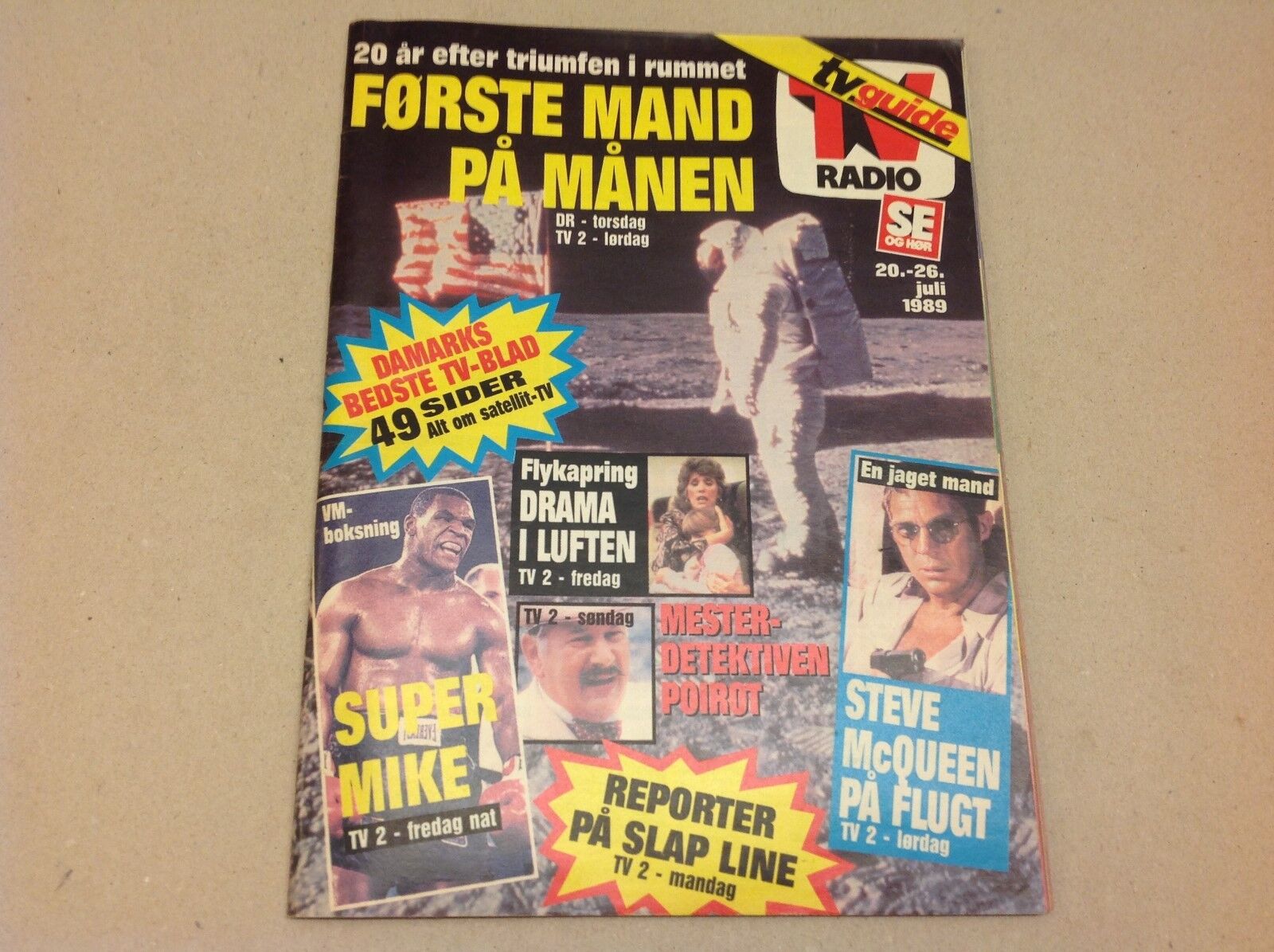 Michael Laudrup Divorce +Gitte Nielsen Vtg Danish Magazine 1989 "Se og Hoer"