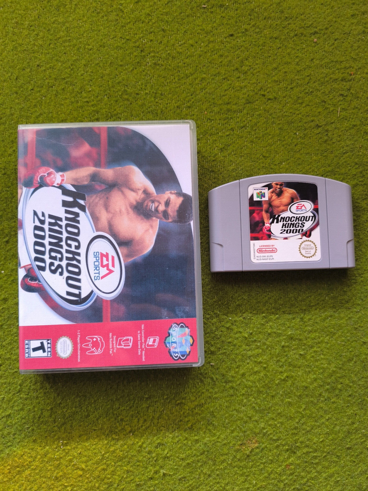 *Nintendo 64 N64* Knockout Kings 2000 + Universal Game Case - PAL