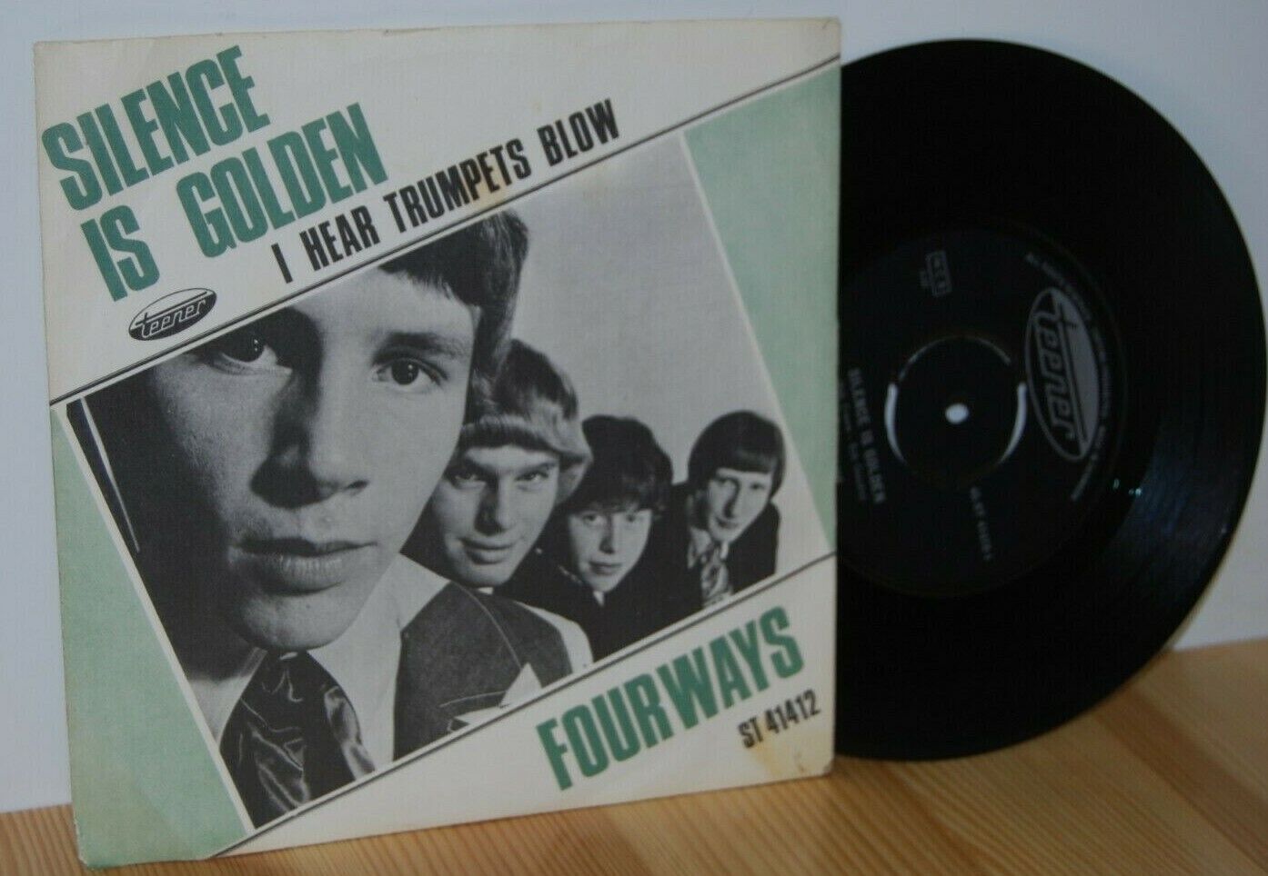 FOURWAYS Silence is Golden 45 PS Picture Sleeve