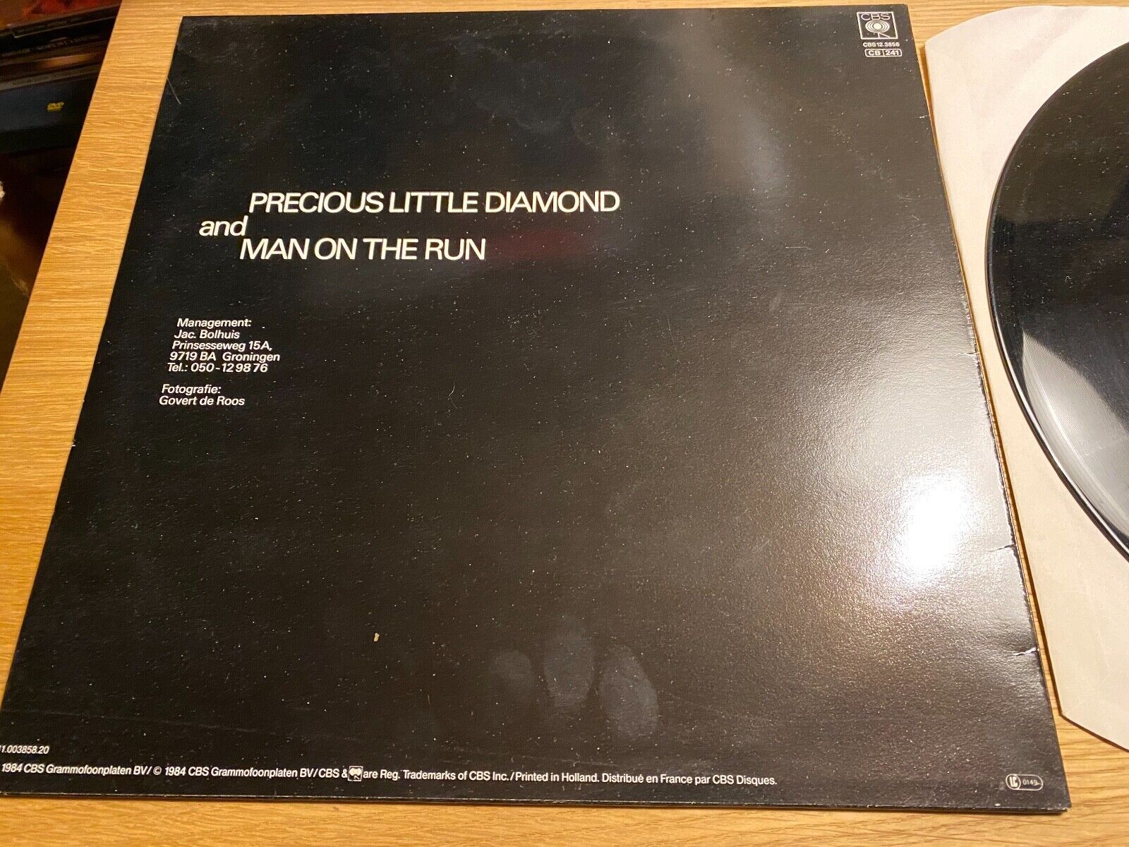 FOX THE FOX "PRECIOUS LITTLE DIAMOND" 1984 CBS RECORDS 12" MAXI 45 RPM HOLLAND**