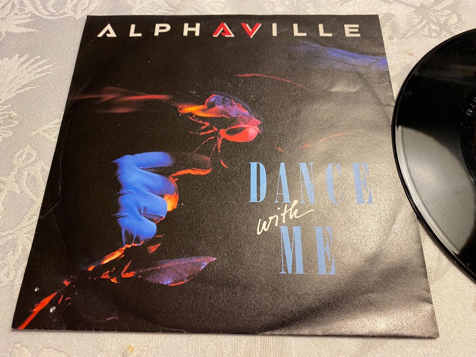 ALPHAVILLE "DANCE WITH ME" 1986 WEA RECORDS 1 PRESSING WEST GERMANY RARE OOP 7"