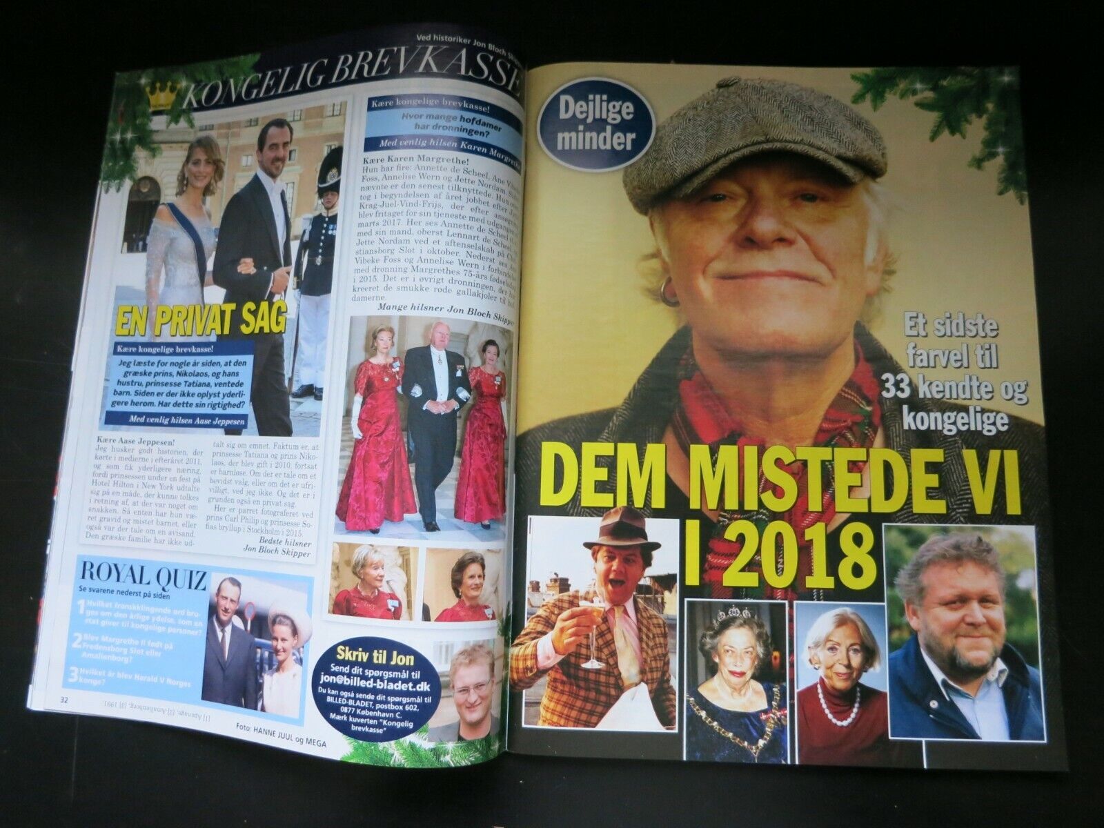 Danish Magazine 2018 KIM LARSEN Princess Mary PRINCE NIKOLAI Coster-Waldau AA40