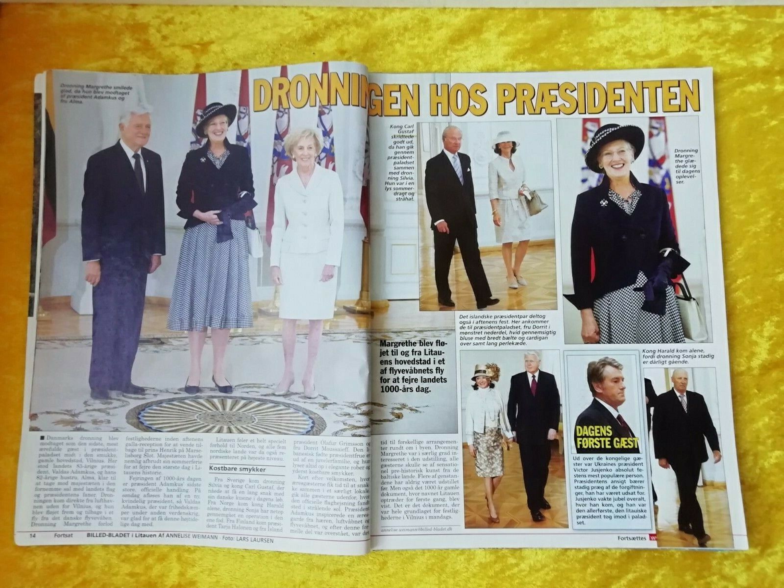 Danish magazine"Billed Bladet" no 282009Royals Movie StarsHelena Christensen