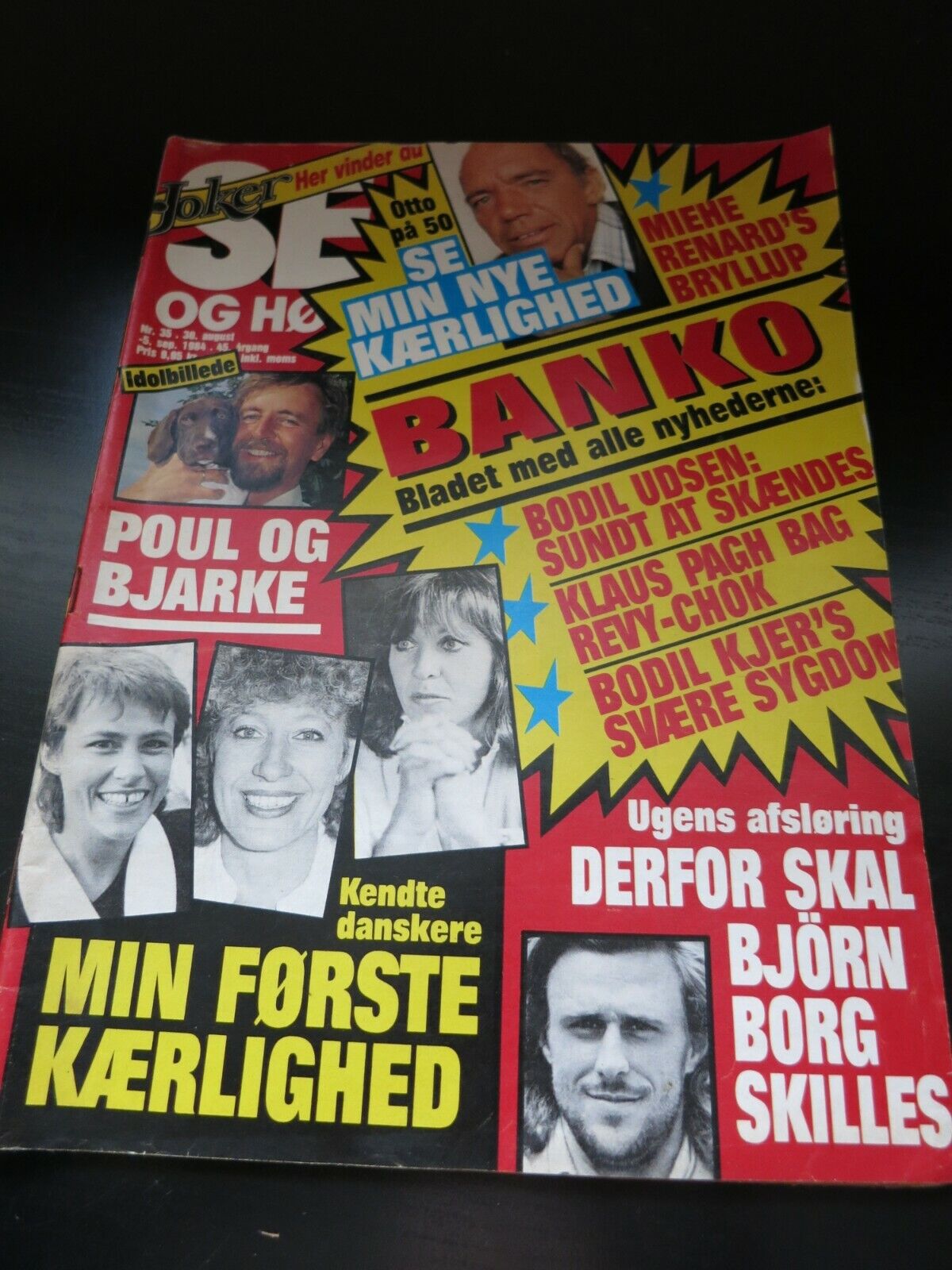 Danish Magazine 1984 PRINCESS VICTORIA Diana BJÖRN BORG Liza Minnelli AA32