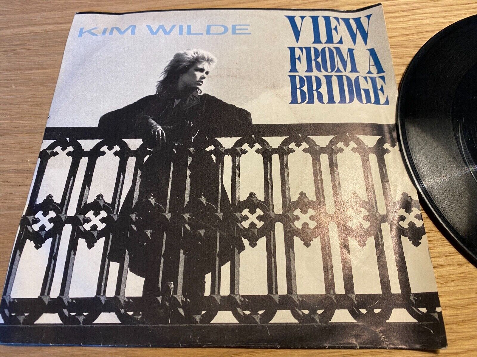 KIM WILDE "VIEW FROM A BRIDGE / TAKE ME TONIGHT " 1982 EEC PRESSED RAK 7" SINGLE