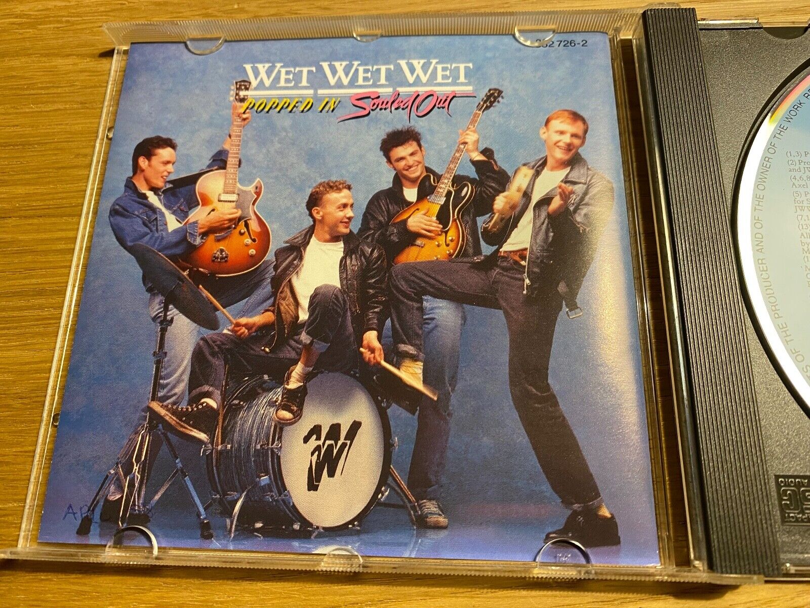 WET WET WET "POPPED IN SOULED OUT" 1987 CD ALBUM 14 TRACK MERCURY RECORDS GERMAN