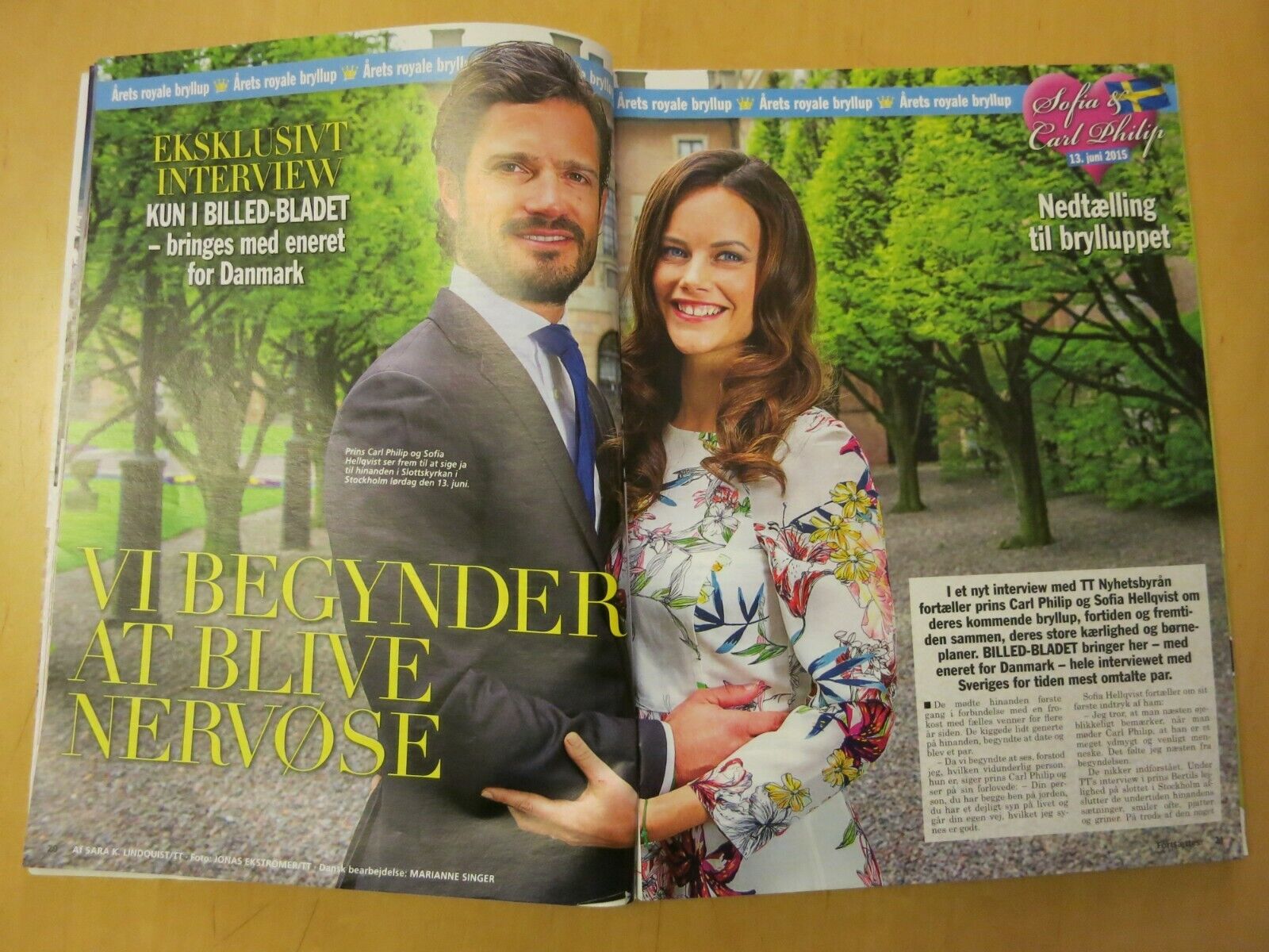 Royal Magazine PRINCESS MARY Sofia CARL PHILIP Marie SILVIA  AB15