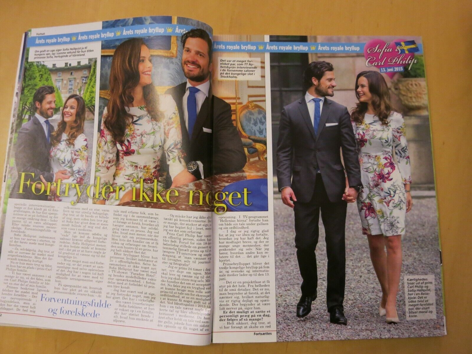 Royal Magazine PRINCESS MARY Sofia CARL PHILIP Marie SILVIA  AB15